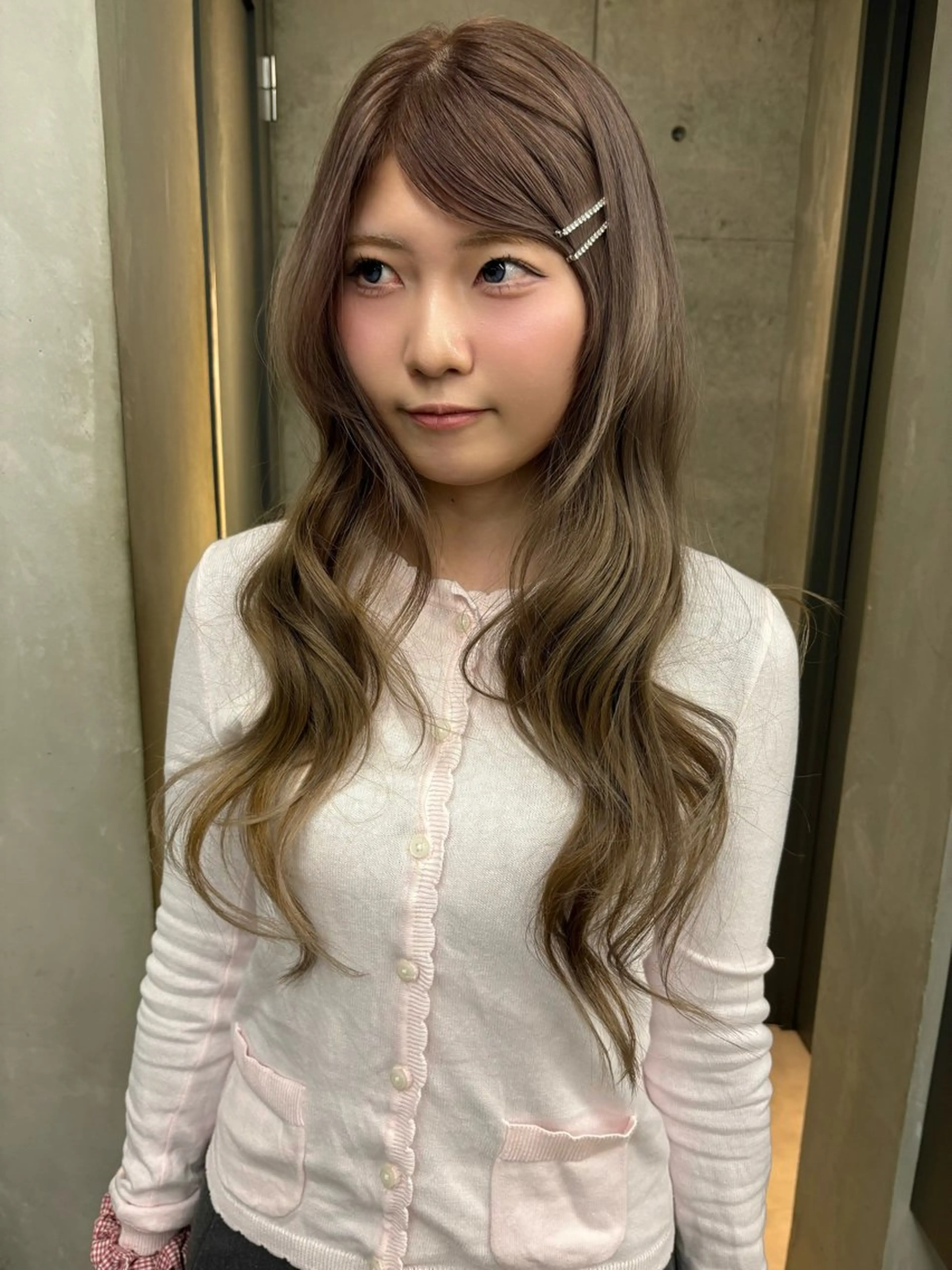 ロング カラー カット ヘアカラー トリートメント レイヤー/柔色 カラー/SAkiのヘアスタイル