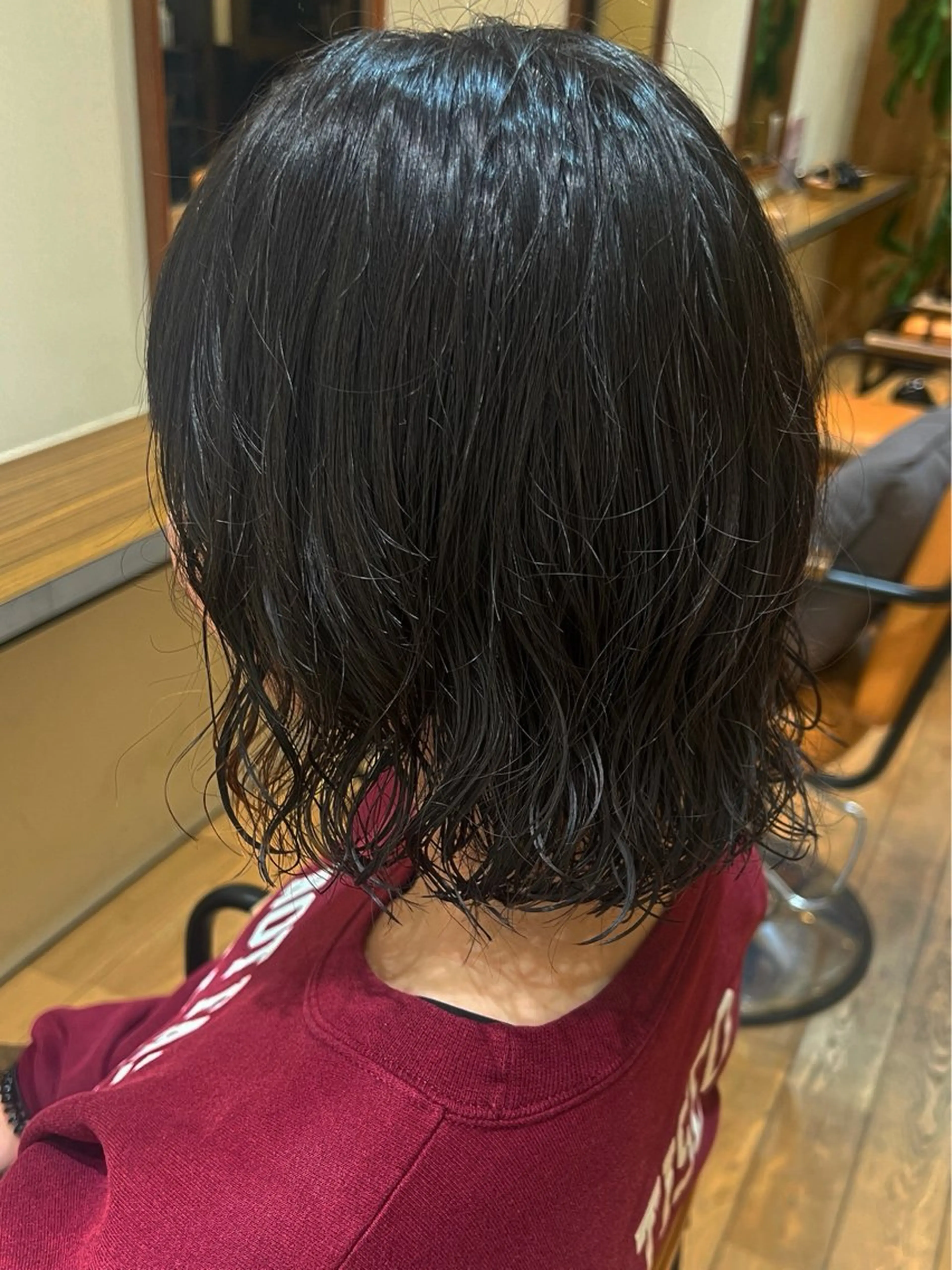 ミディアム パーマ Ore🫧タナカマヤ /柔らかい質感カラーのヘアスタイル