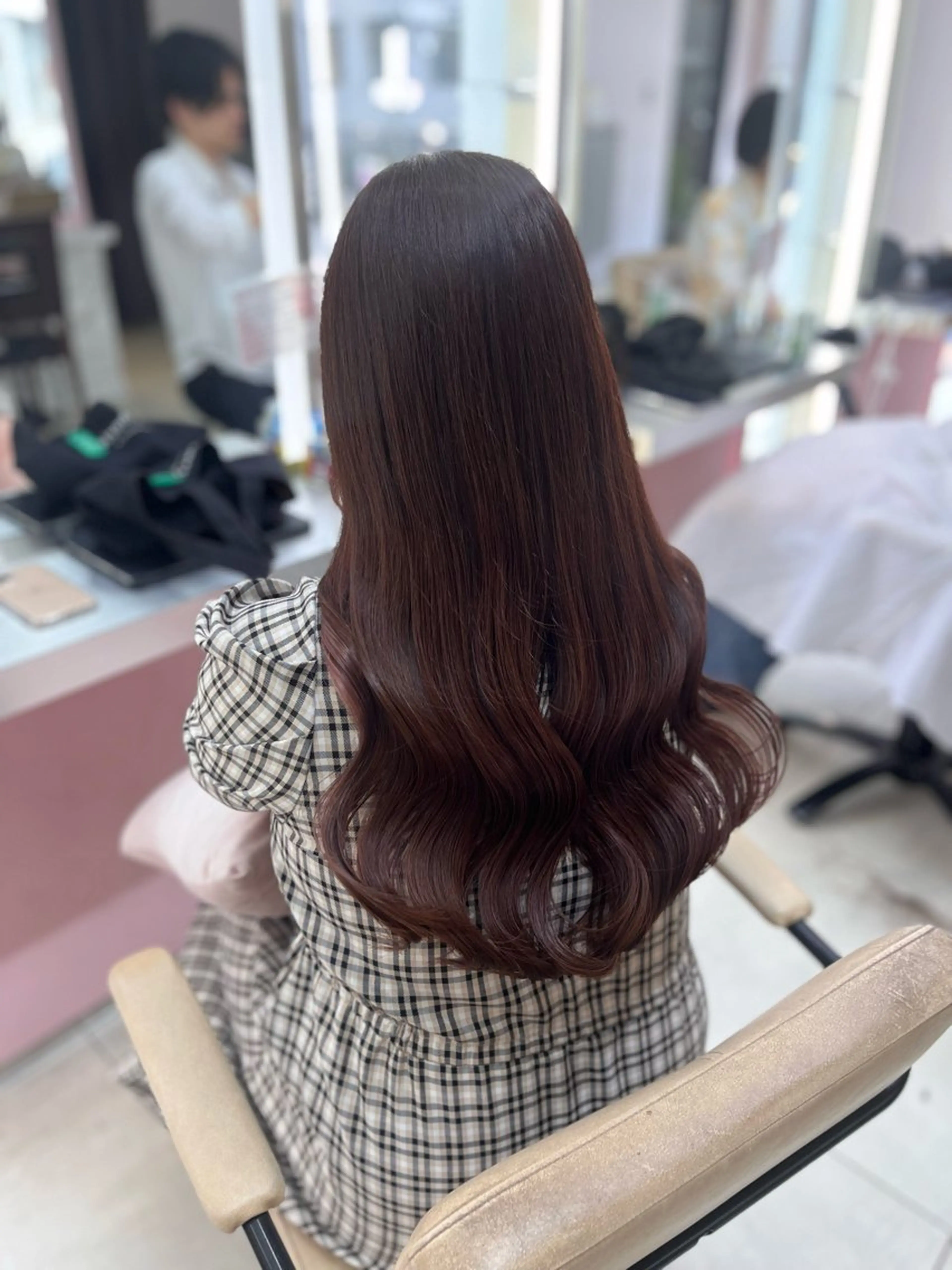 ロング カラー ヘアアレンジ yuuna モデル募集中🤍のヘアスタイル
