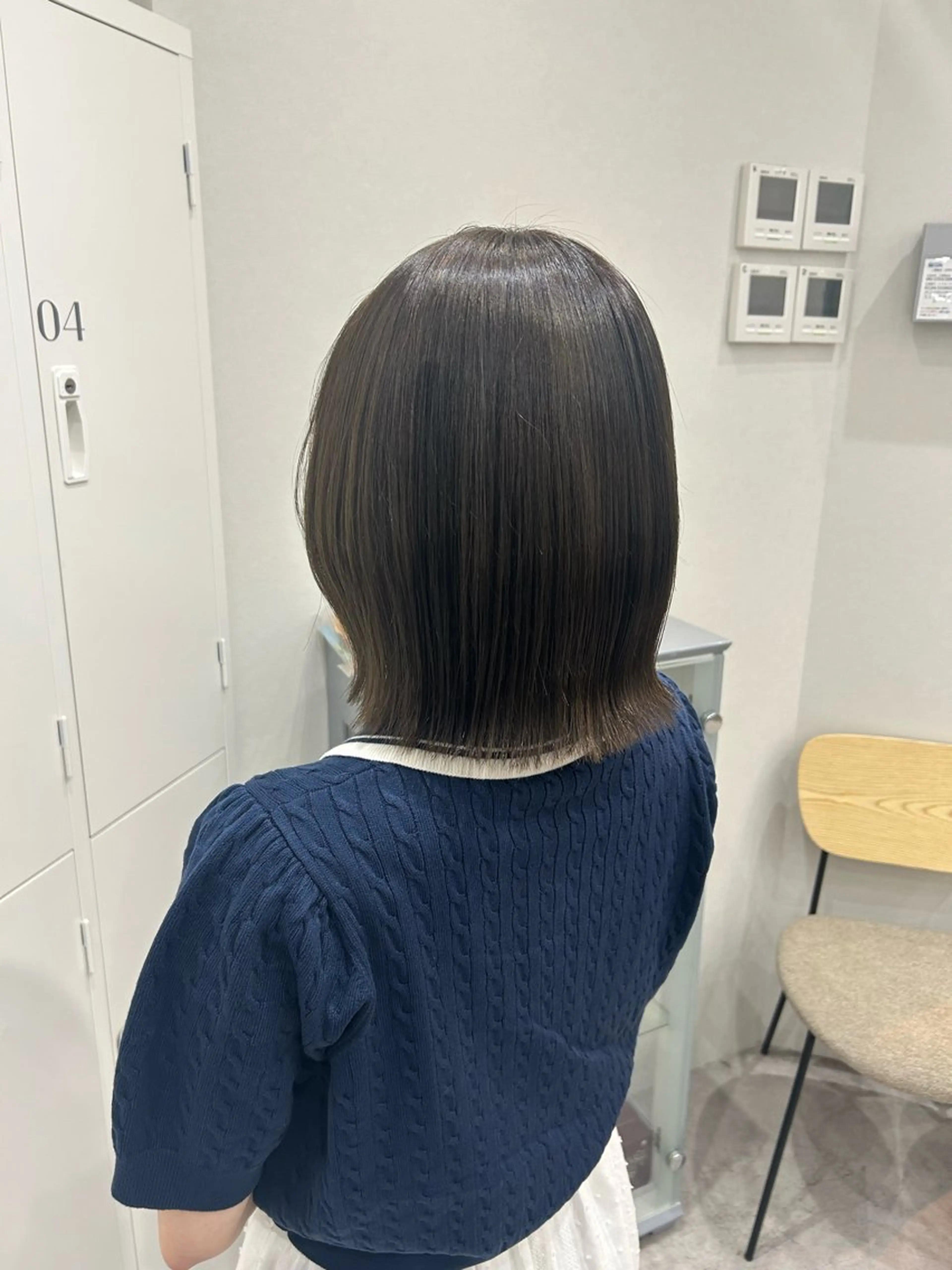 ミディアム カラー ヘアアレンジ カット ボブ /ニュアンス/ satomi🧸💖のヘアスタイル