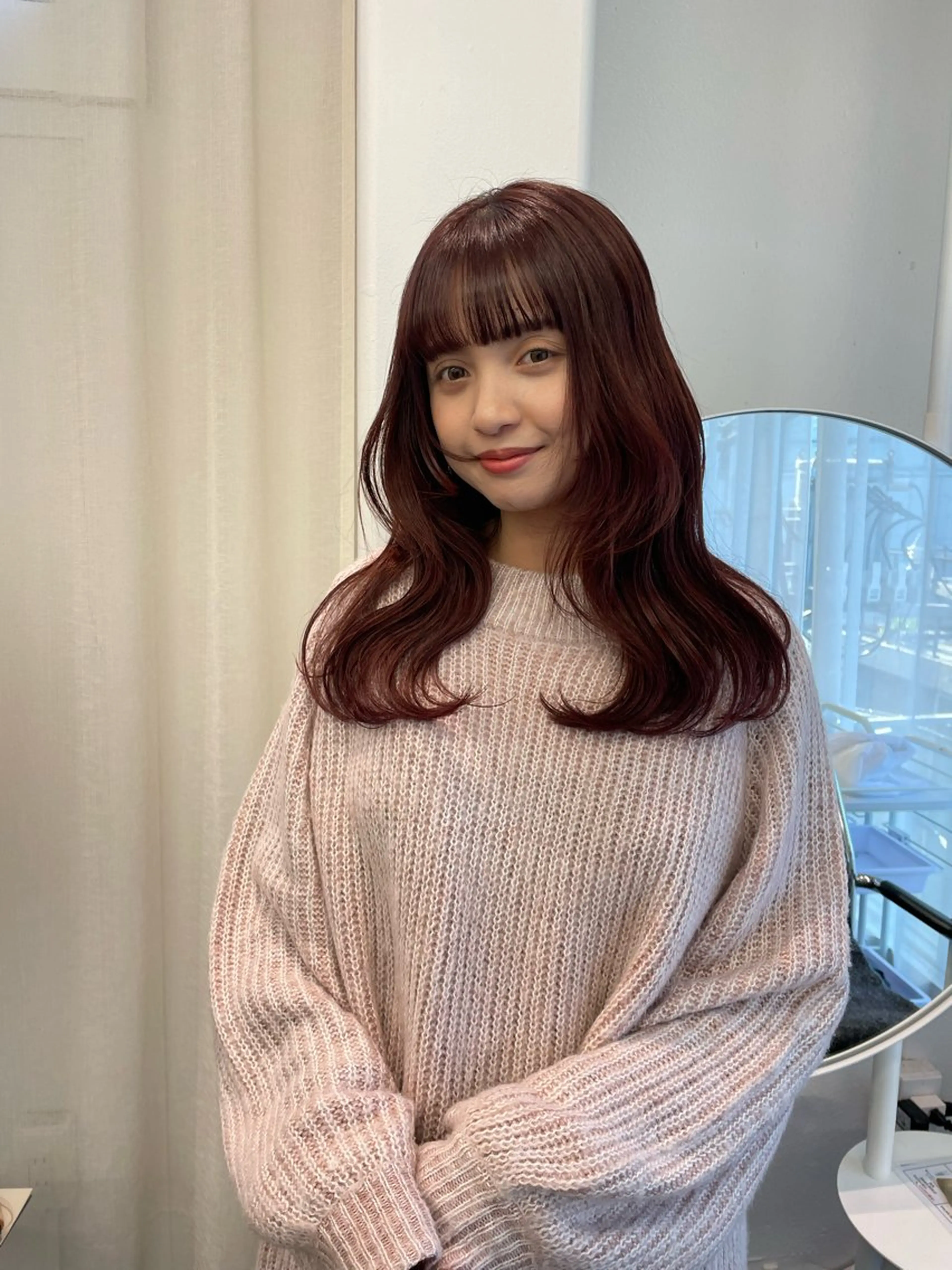 ロング カラー ブリーチ ダブルカラー ブリーチなしカラー カット ヘアカラー トリートメント レイヤーカット🎀 kanaのヘアスタイル