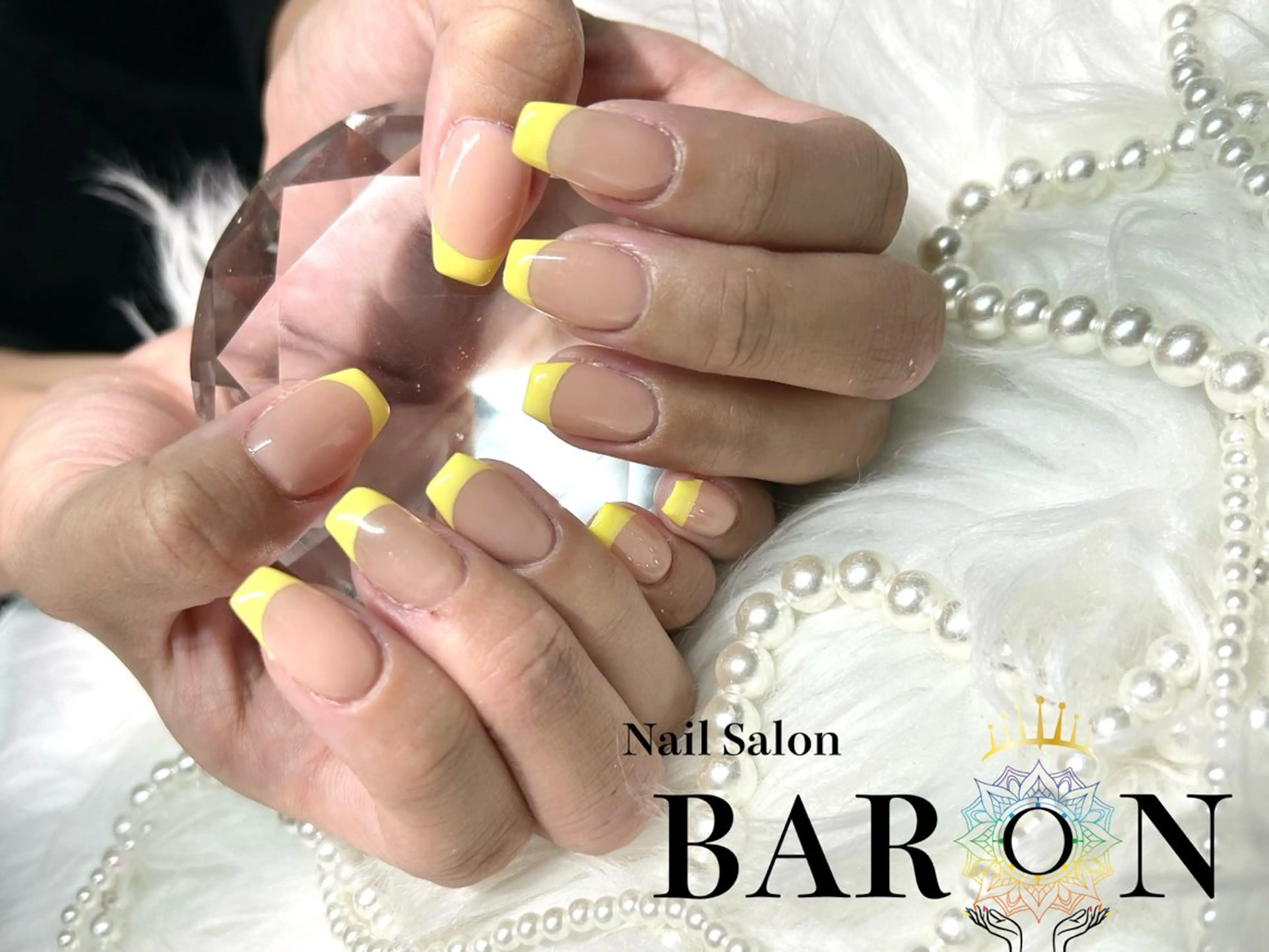 ネイル フレンチネイル シンプルネイル BARON MEGUMIのネイルデザイン