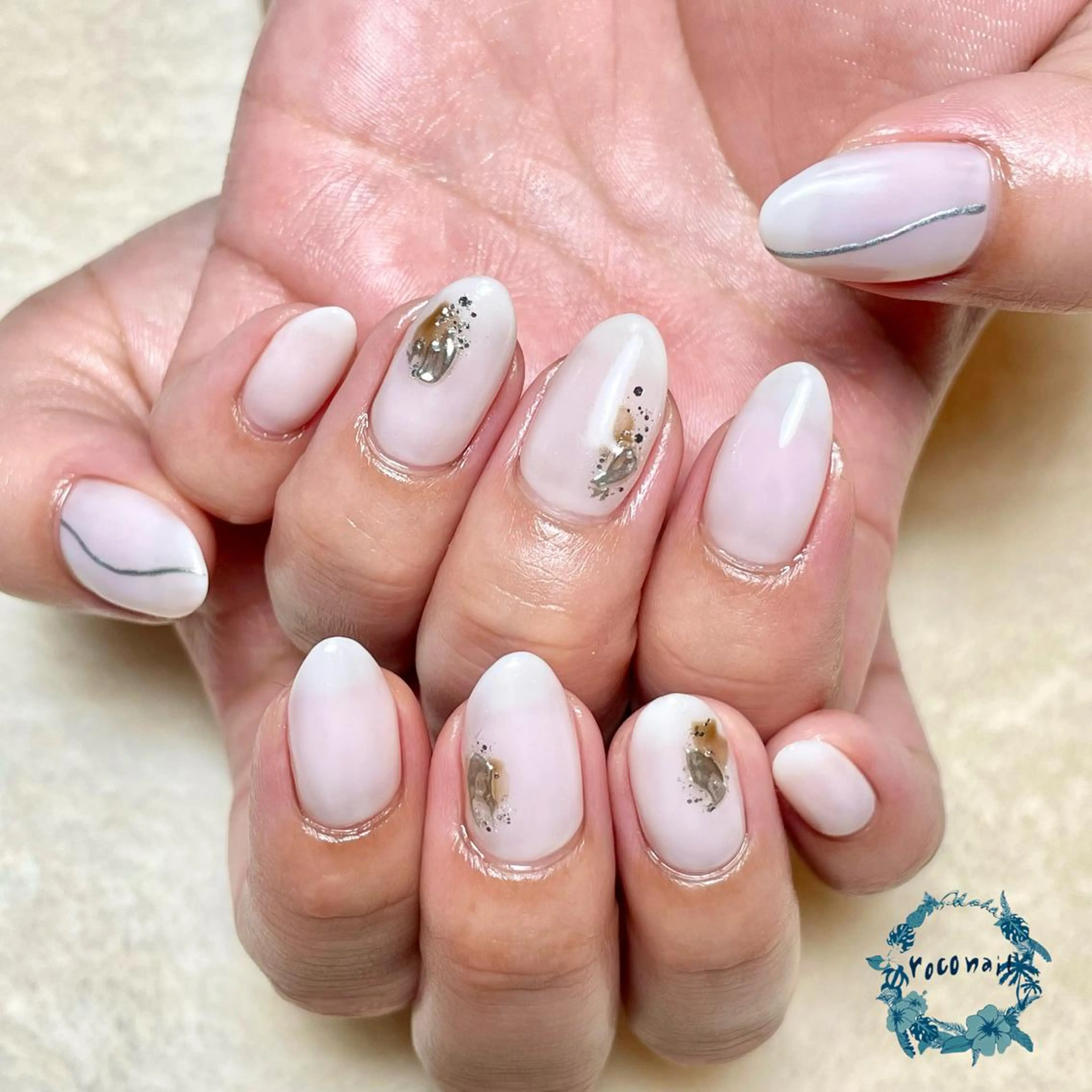 お好きなベースデザイン+アート6本まで(ウォーターケア込み)☆ご新規様オフ無料の写真