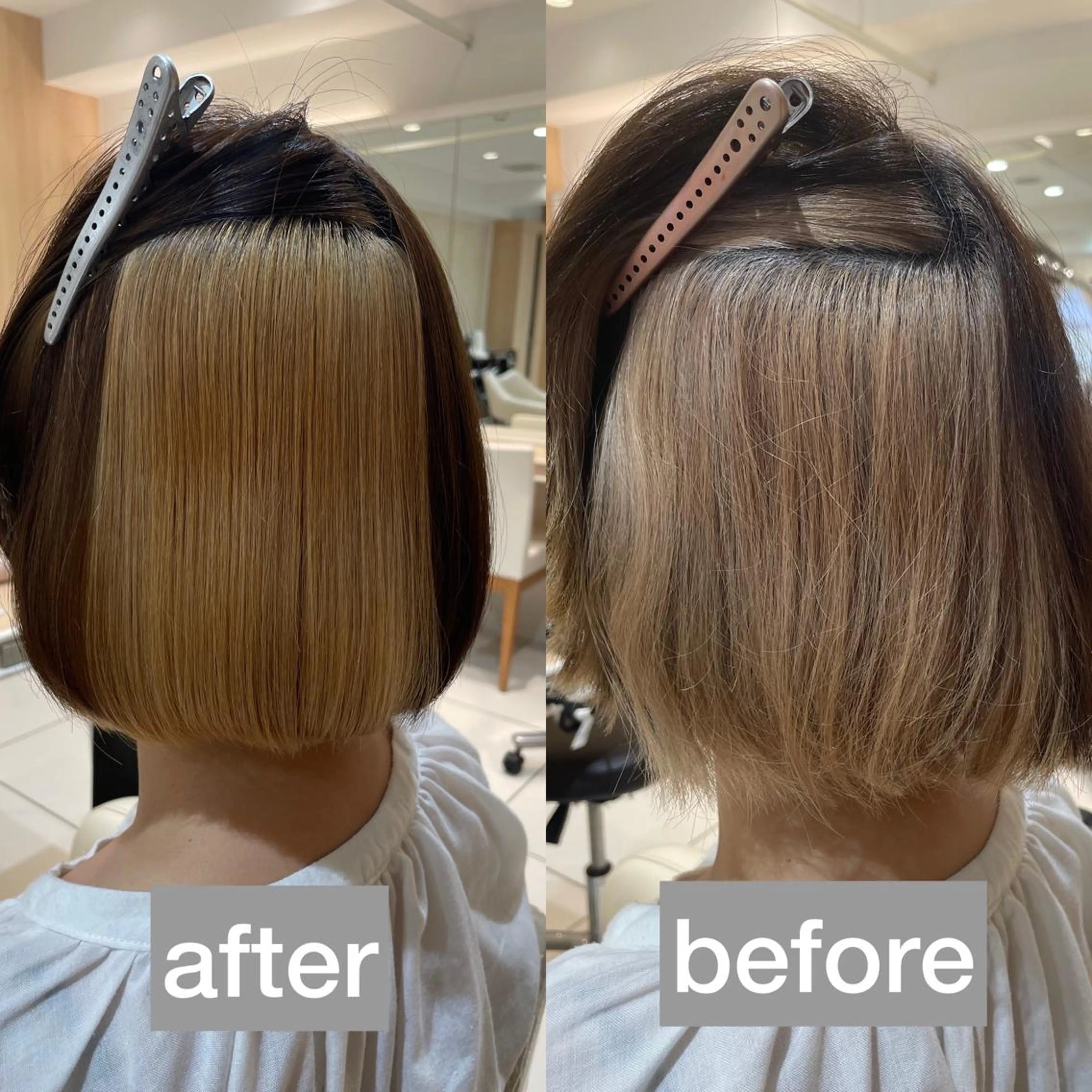 ミディアム 縮毛矯正、髪質改善／ 松田 龍之介のヘアスタイル