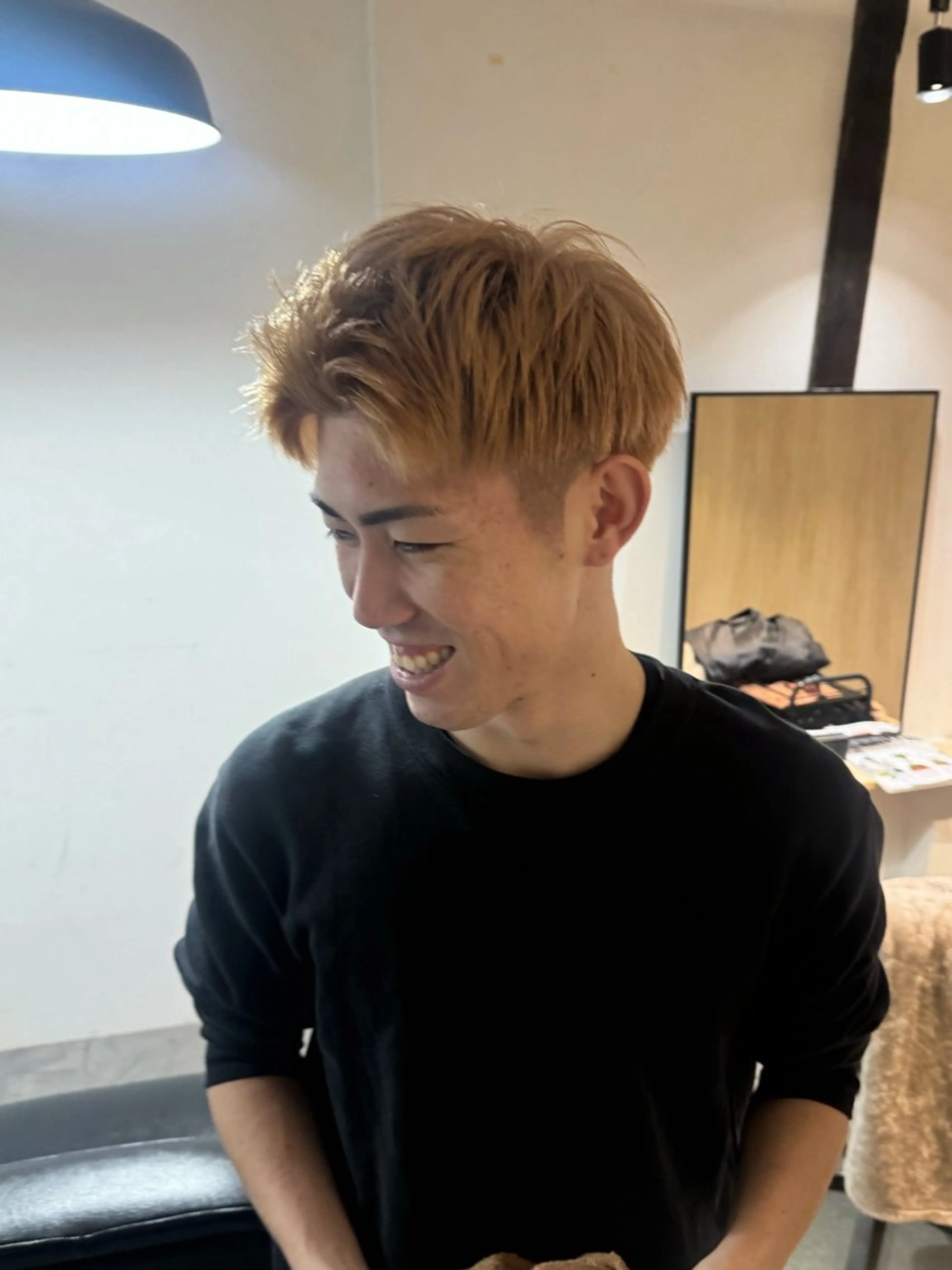 メンズ ヘアカラー nito.所属・艶カラー 🩵NATSUKIのヘアスタイル