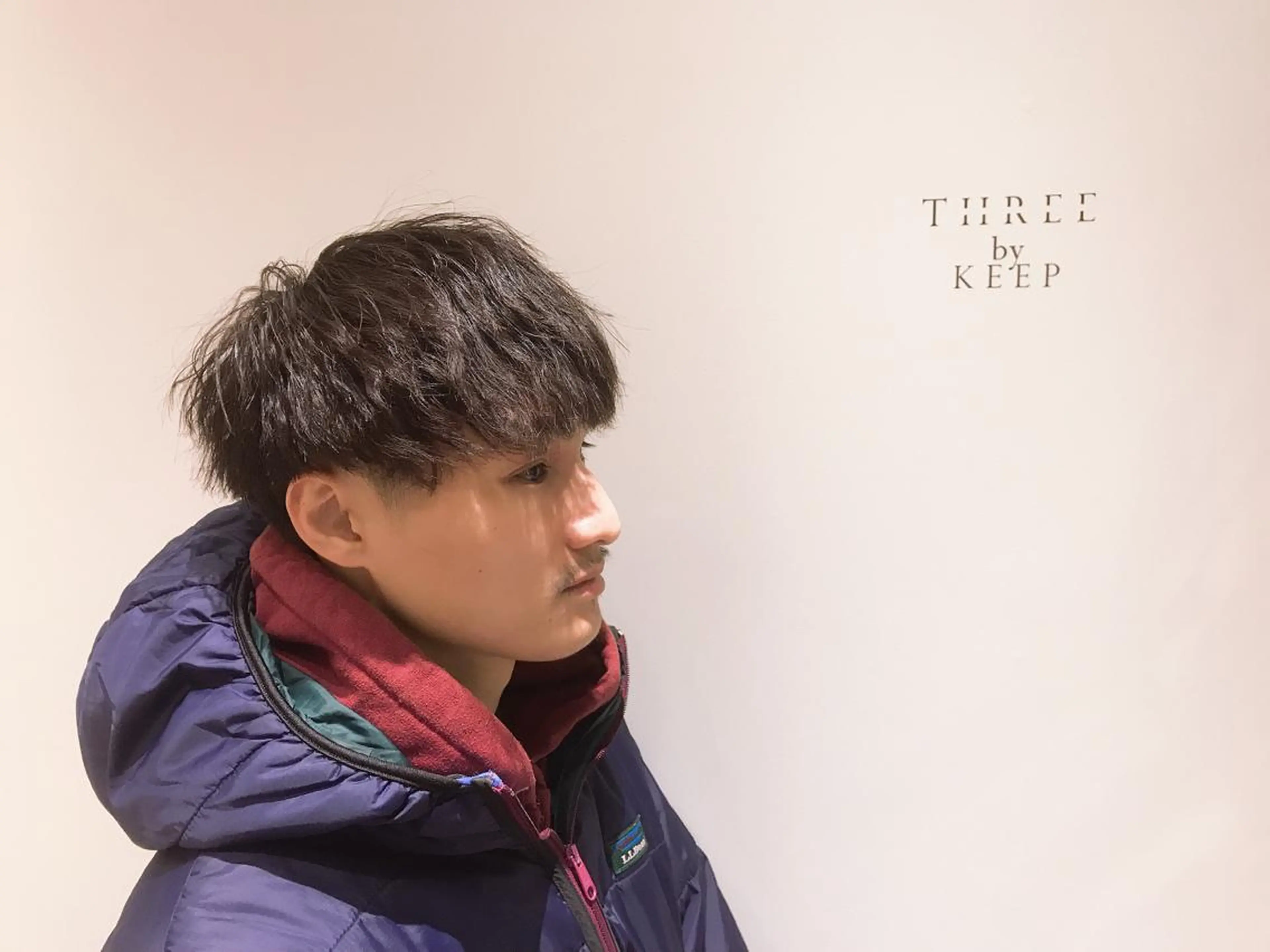 ショート パーマ メンズ THREE byKEEPのヘアスタイル