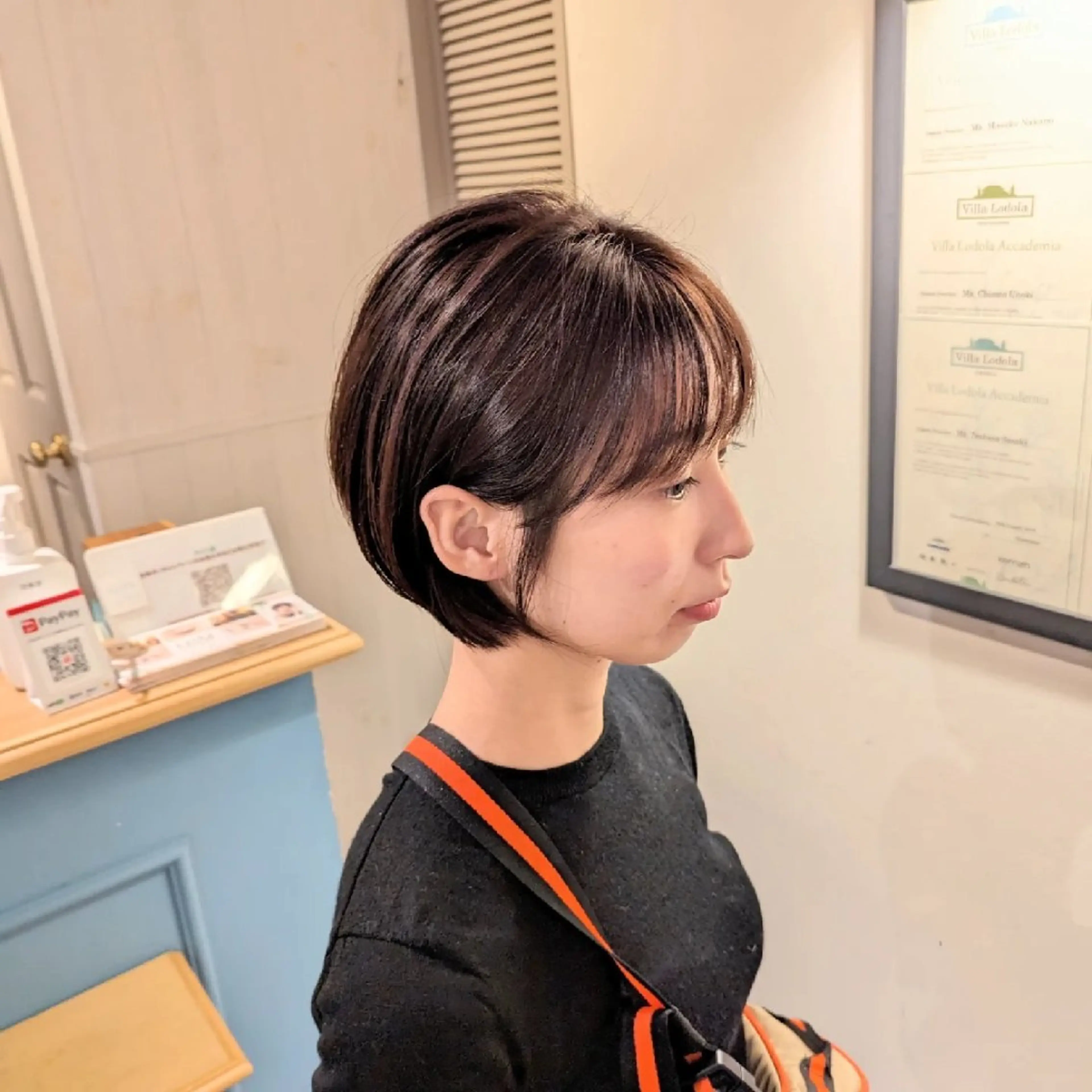 ショート 丸みショート ショートヘア カット ヘアカラー トリートメント newi 天王寺　 masakoのヘアスタイル
