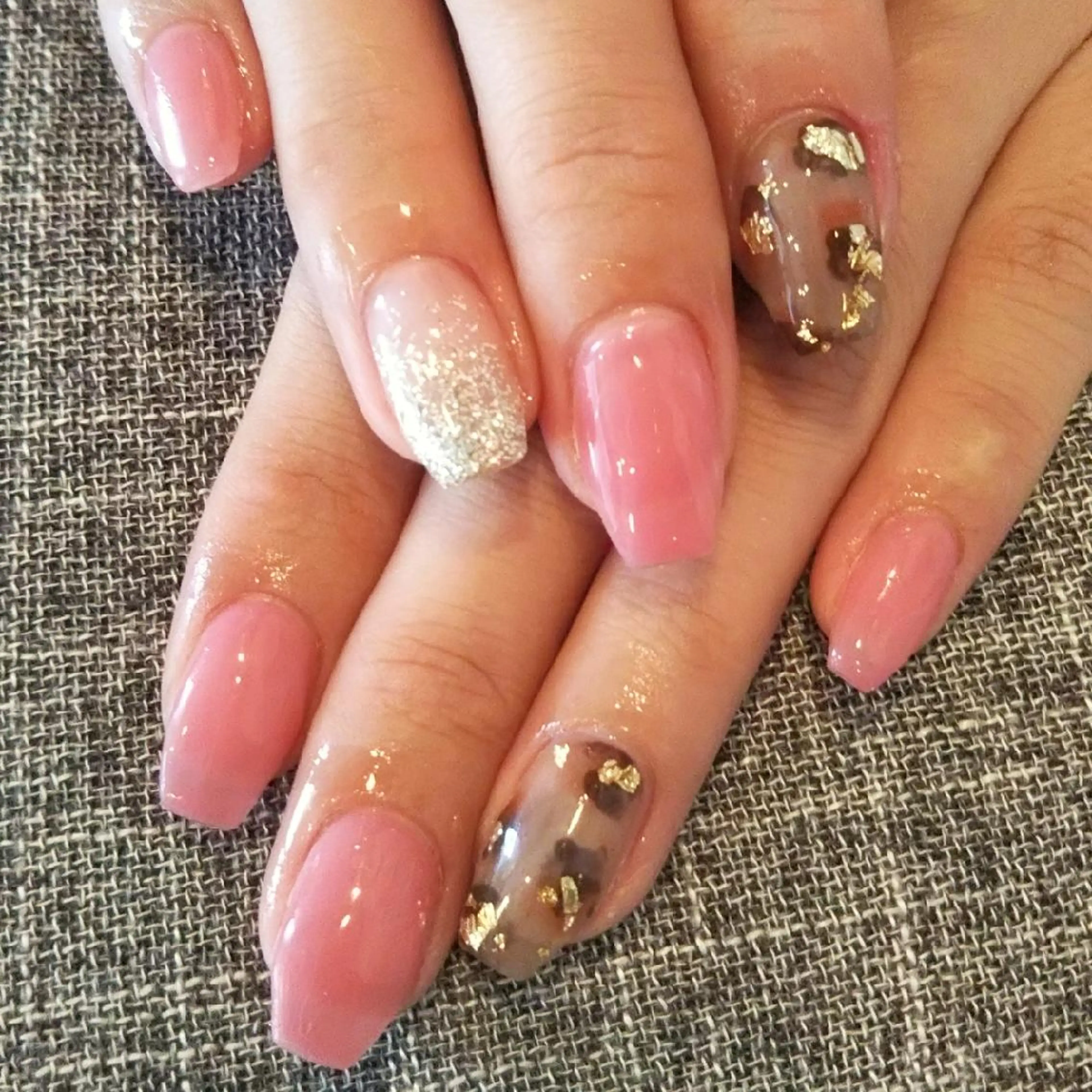 ネイル アニマル柄 シンプルネイル ハンドネイル private salon mieのネイルデザイン