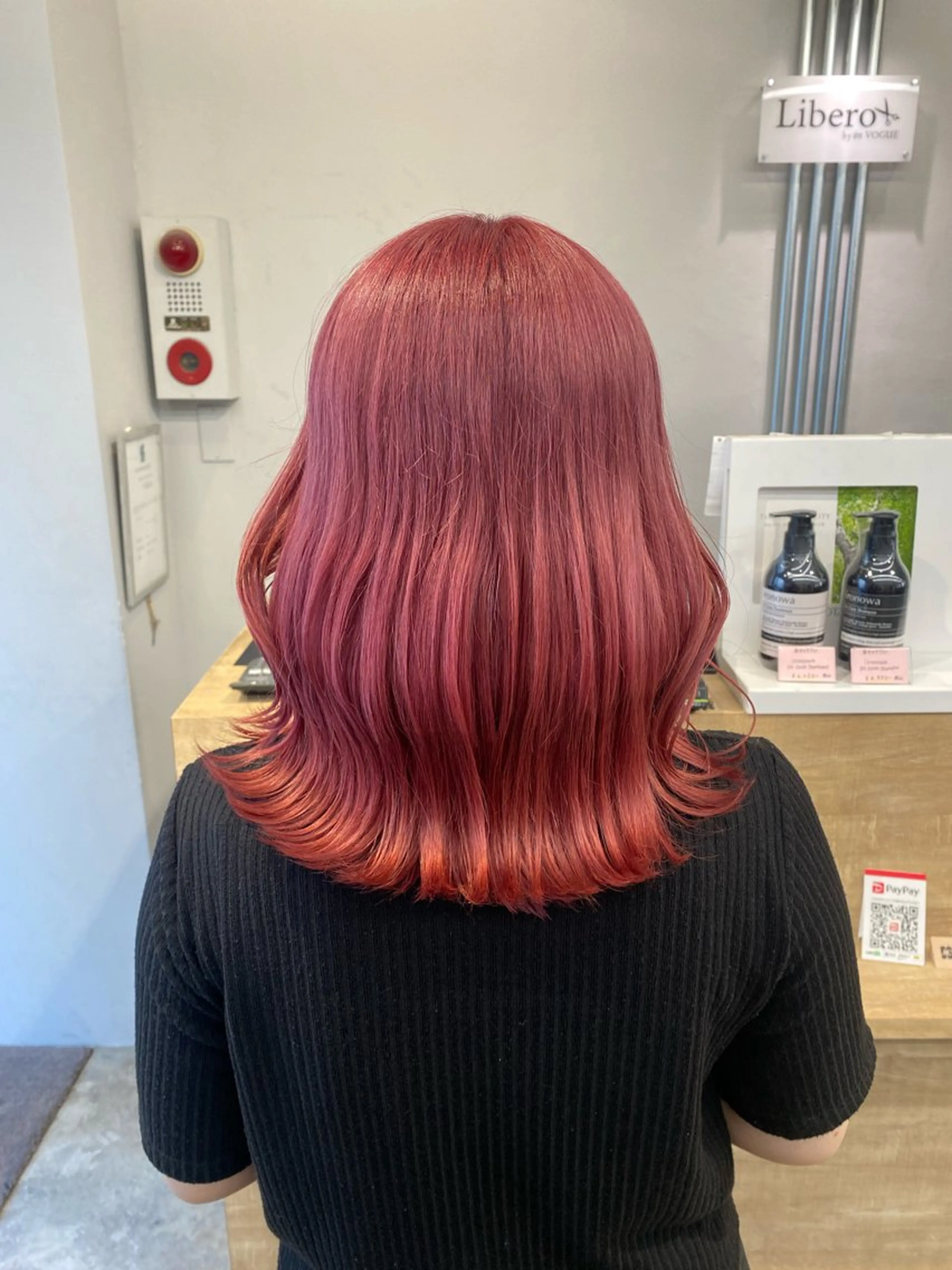 セミロング カラー 🐾Libero🐾 柏　KONOMIのヘアスタイル