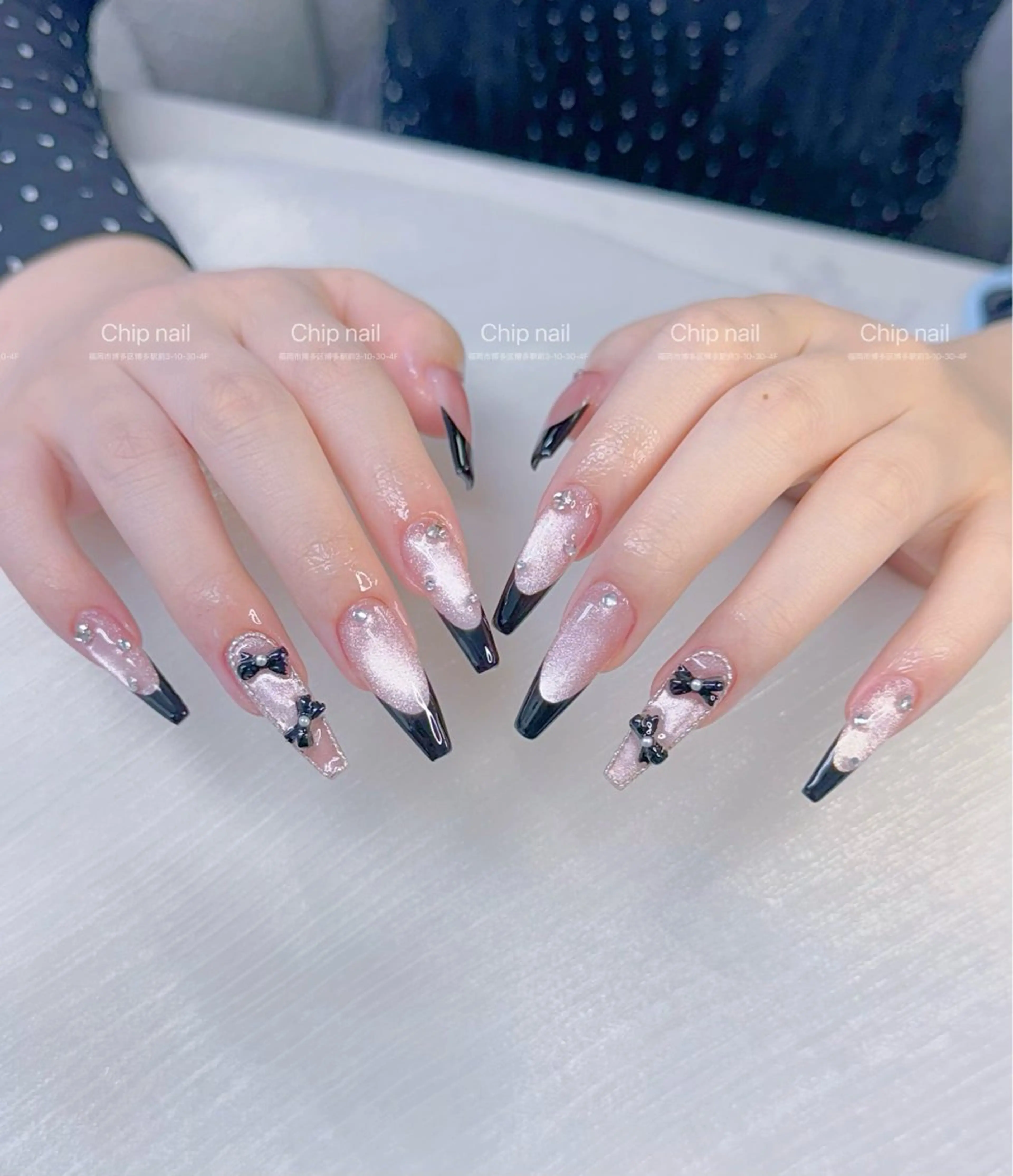 ネイル ロングネイル ハンドネイル chip nailのネイルデザイン