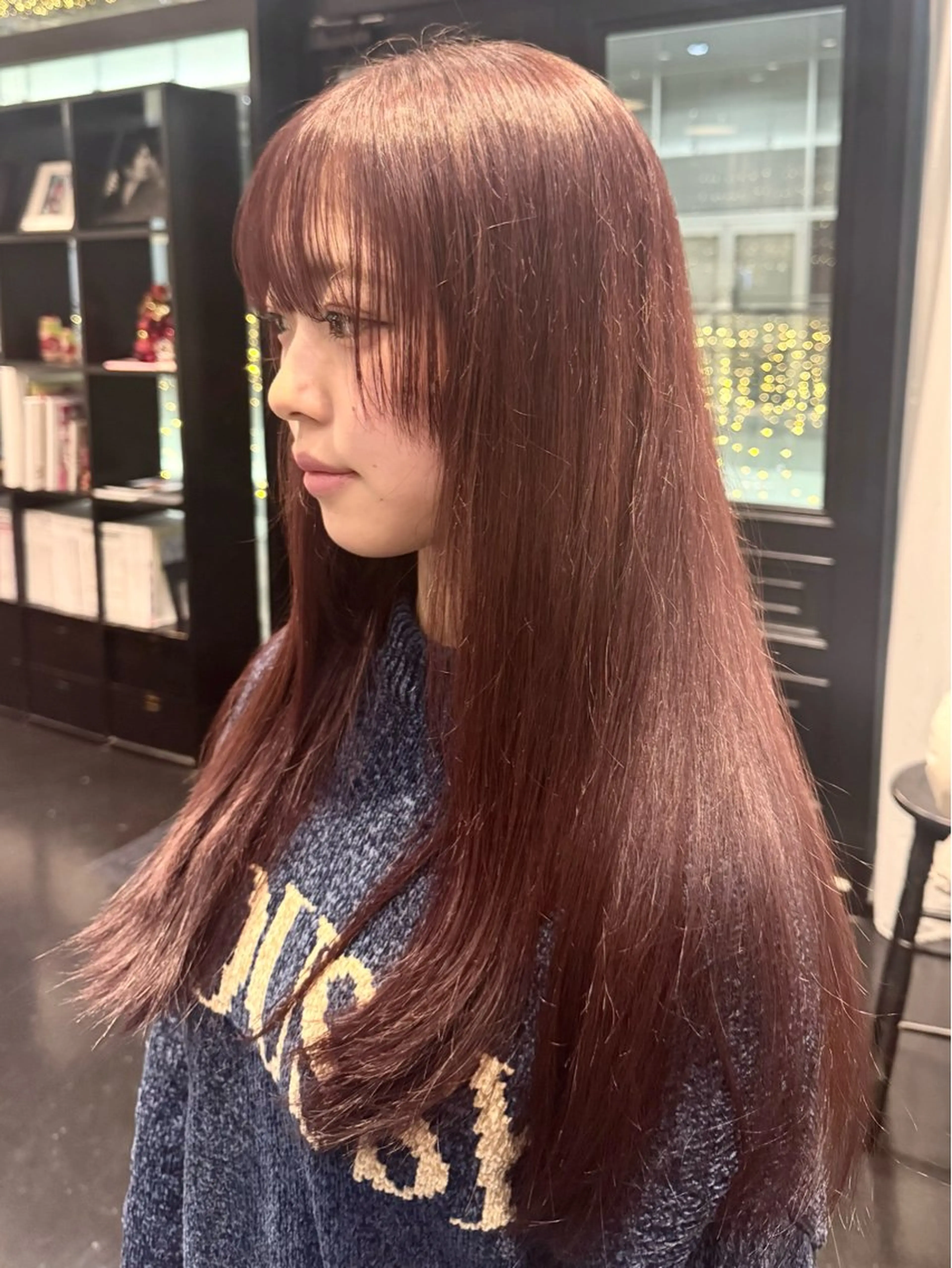 ロング カラー 川﨑 真優花のヘアスタイル