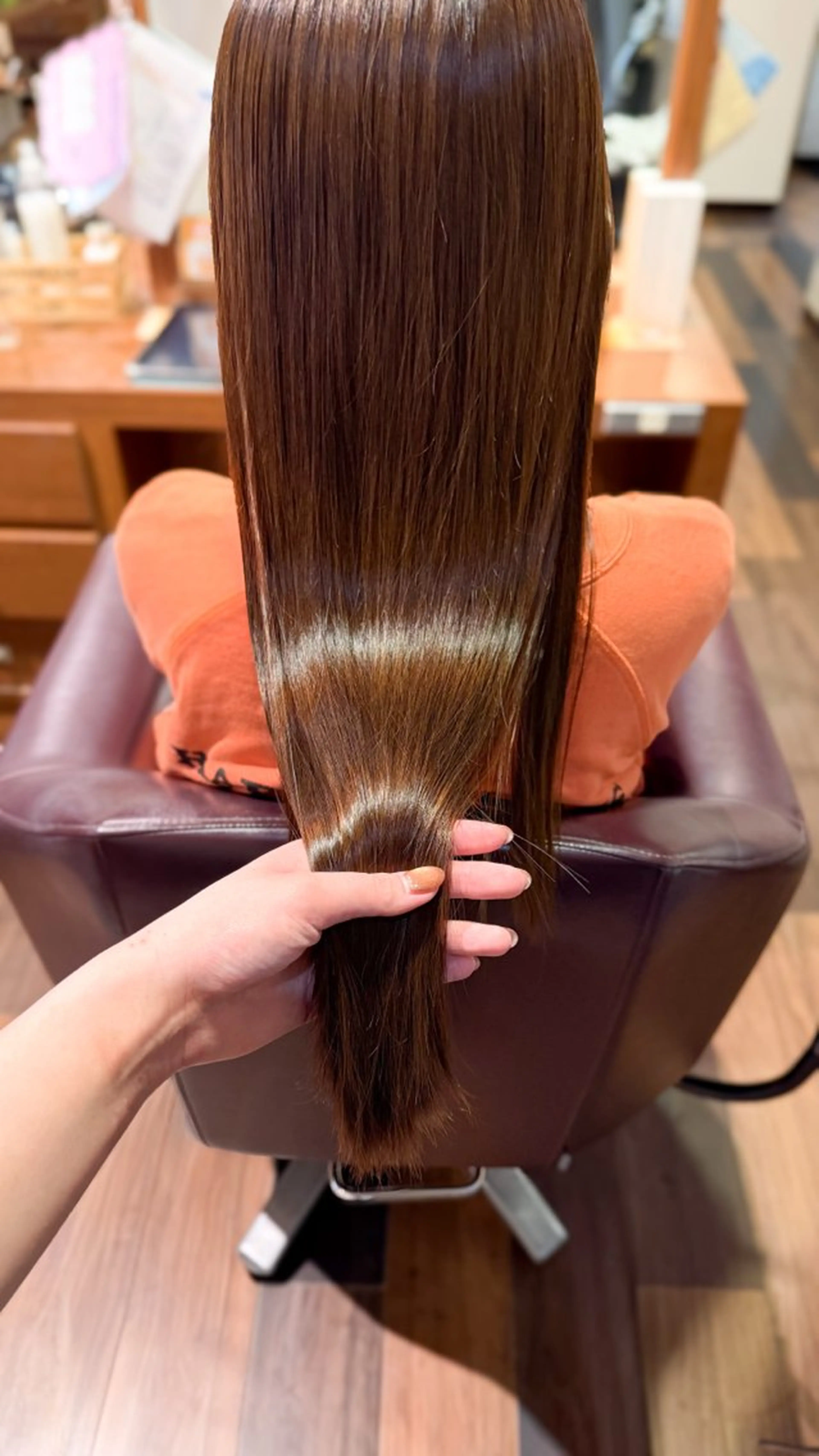 ロング パーマ 縮毛矯正 🍒ྀིナカヤマ ミオ🍒ྀིのヘアスタイル