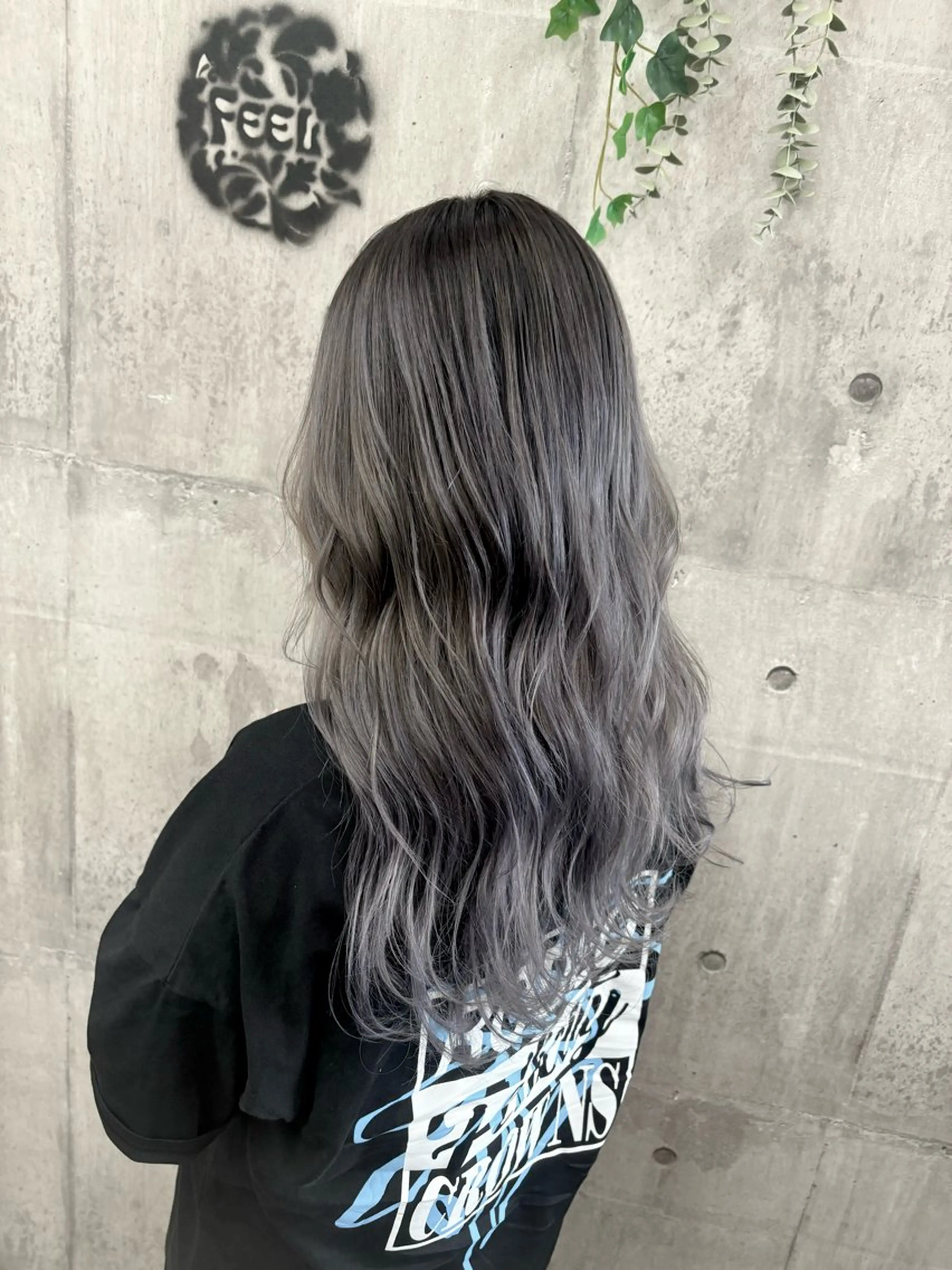 ロング カット ヘアカラー 田中 沙也香のヘアスタイル