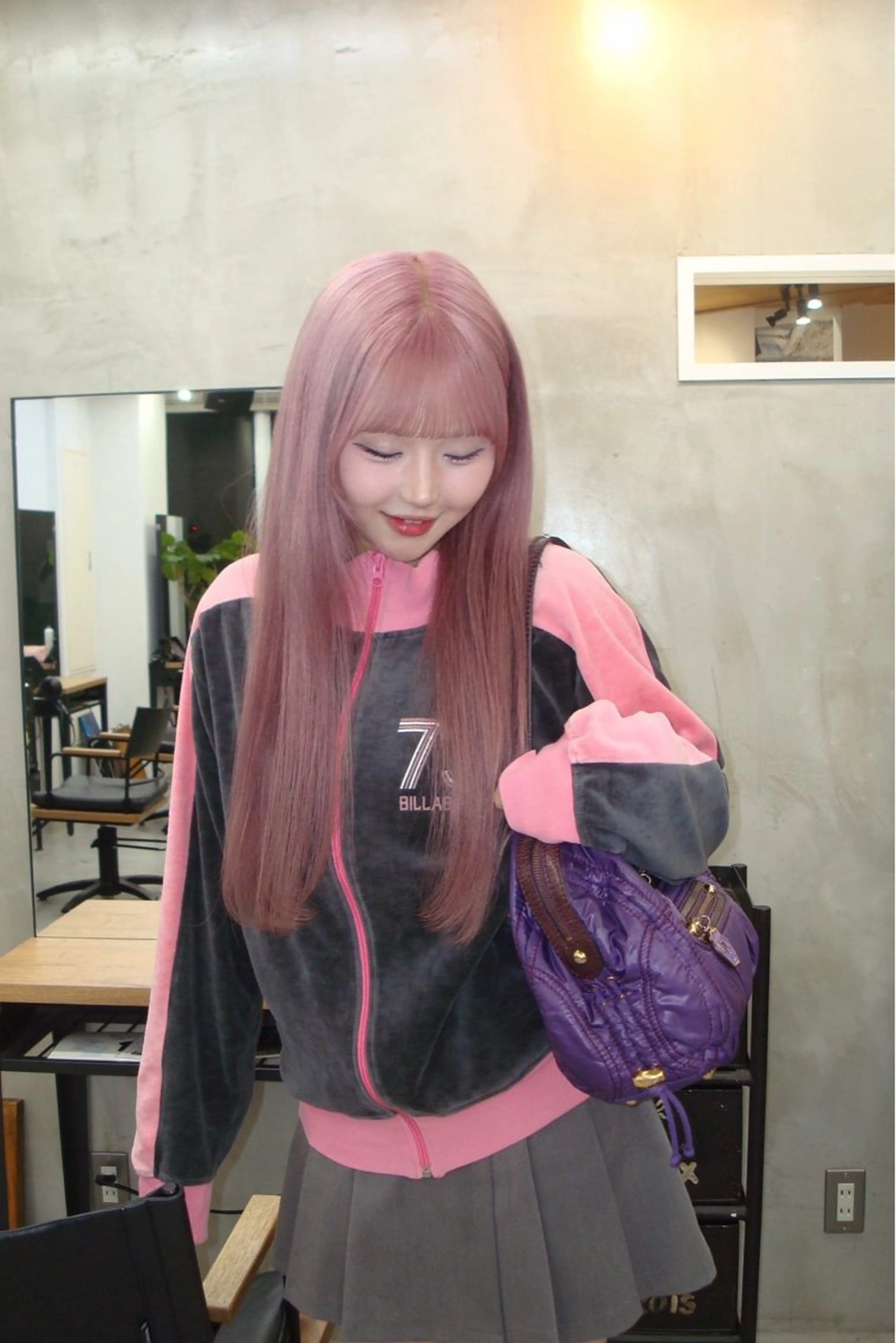 ロング ヘアカラー 暖色カラー/レイヤー カット☁️MEI☁️のヘアスタイル