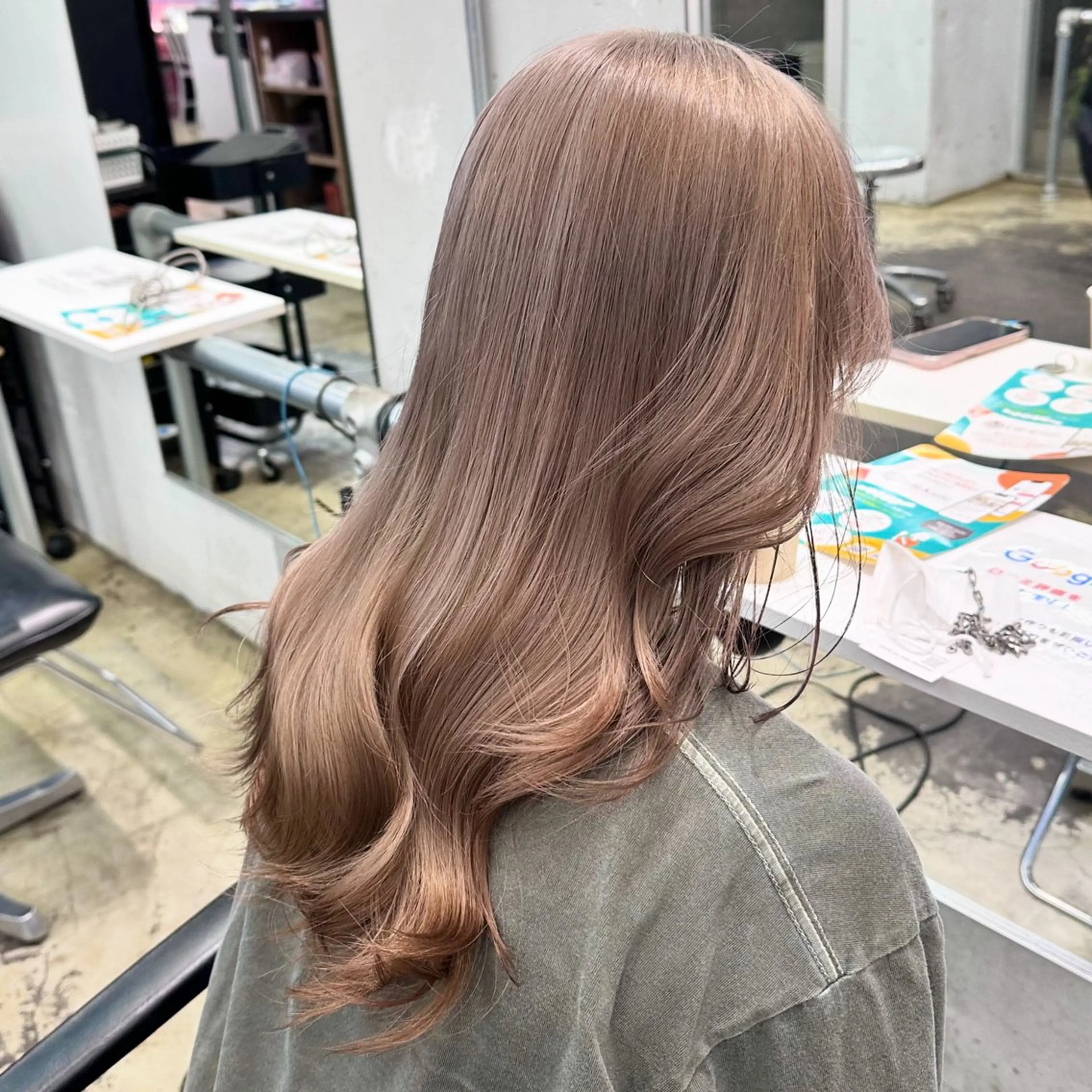 セミロング カラー ヘアアレンジ ヘアカラー トリートメント エクステ ヘアセット 🎀モテ暖色× エクステ🎀あかりのヘアスタイル