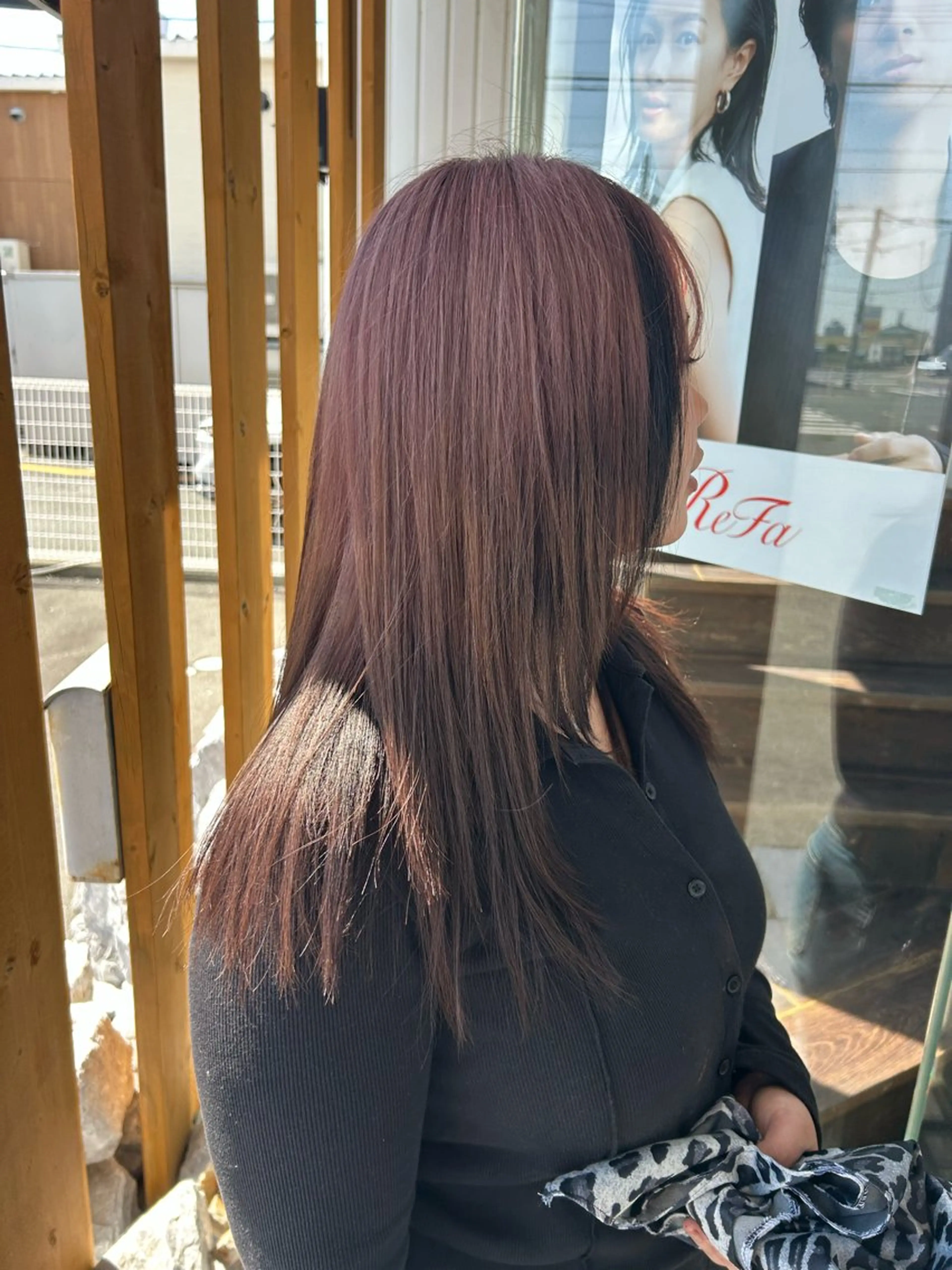 ミディアム 縮毛矯正 縮毛矯正 ルプラボウ/音々華 /髪質改善/暖色のヘアスタイル