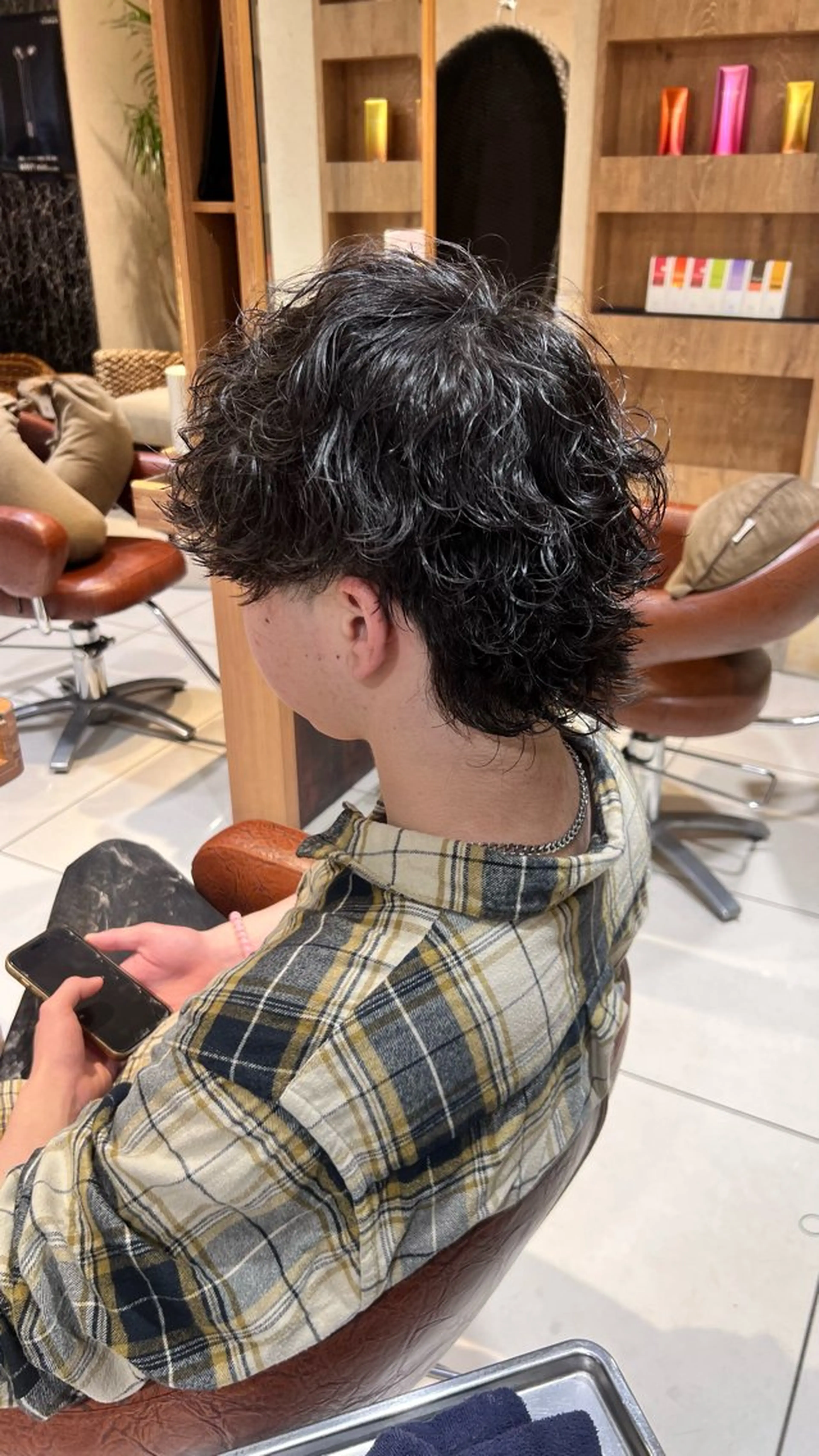 パーマ メンズ メンズパーマ 波巻きパーマ カット パーマ 新宿/メンズパーマ/ メンズ特化/和田瑞生のヘアスタイル