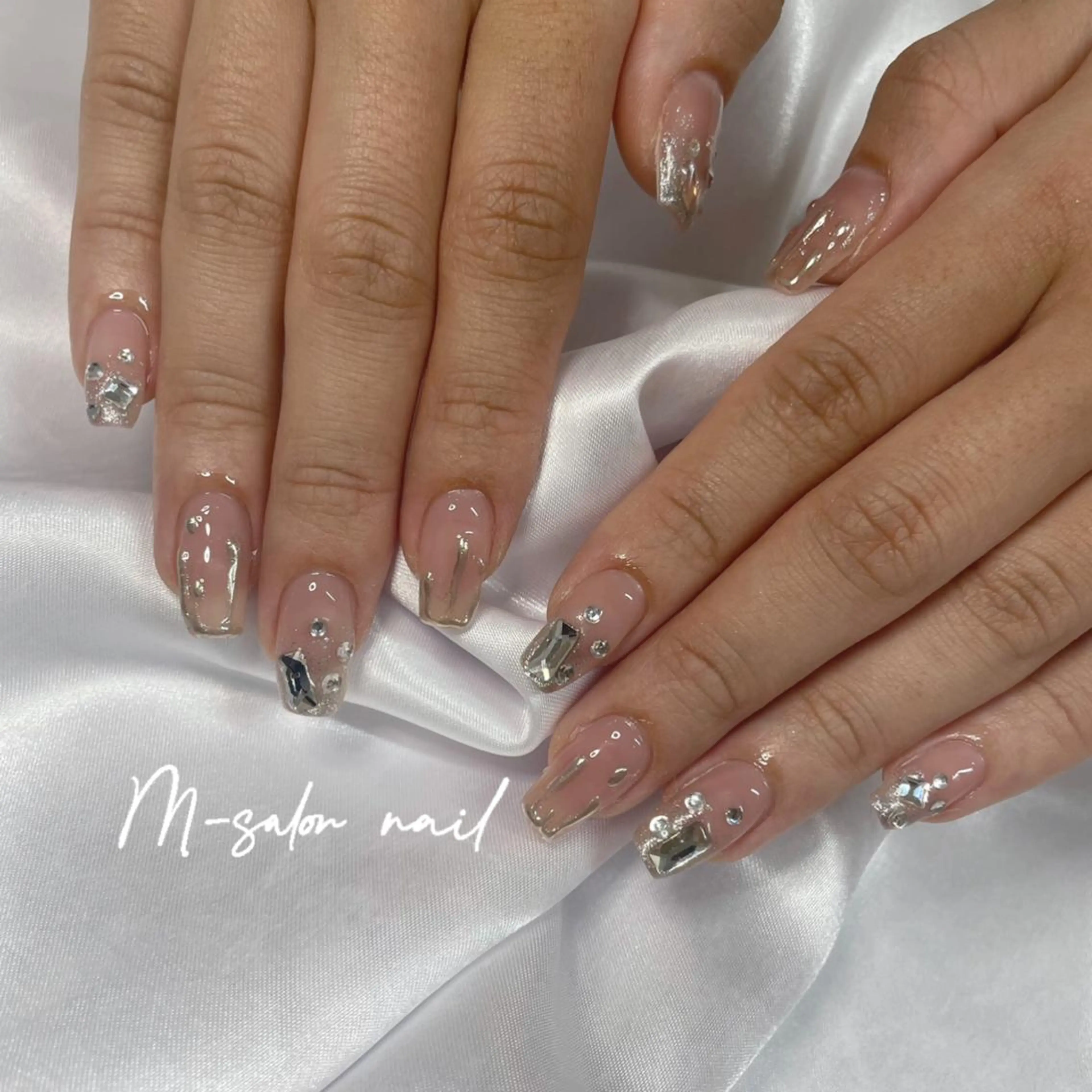 ネイル ハンドネイル 韓国/網紅/パーツ M-salonのネイルデザイン