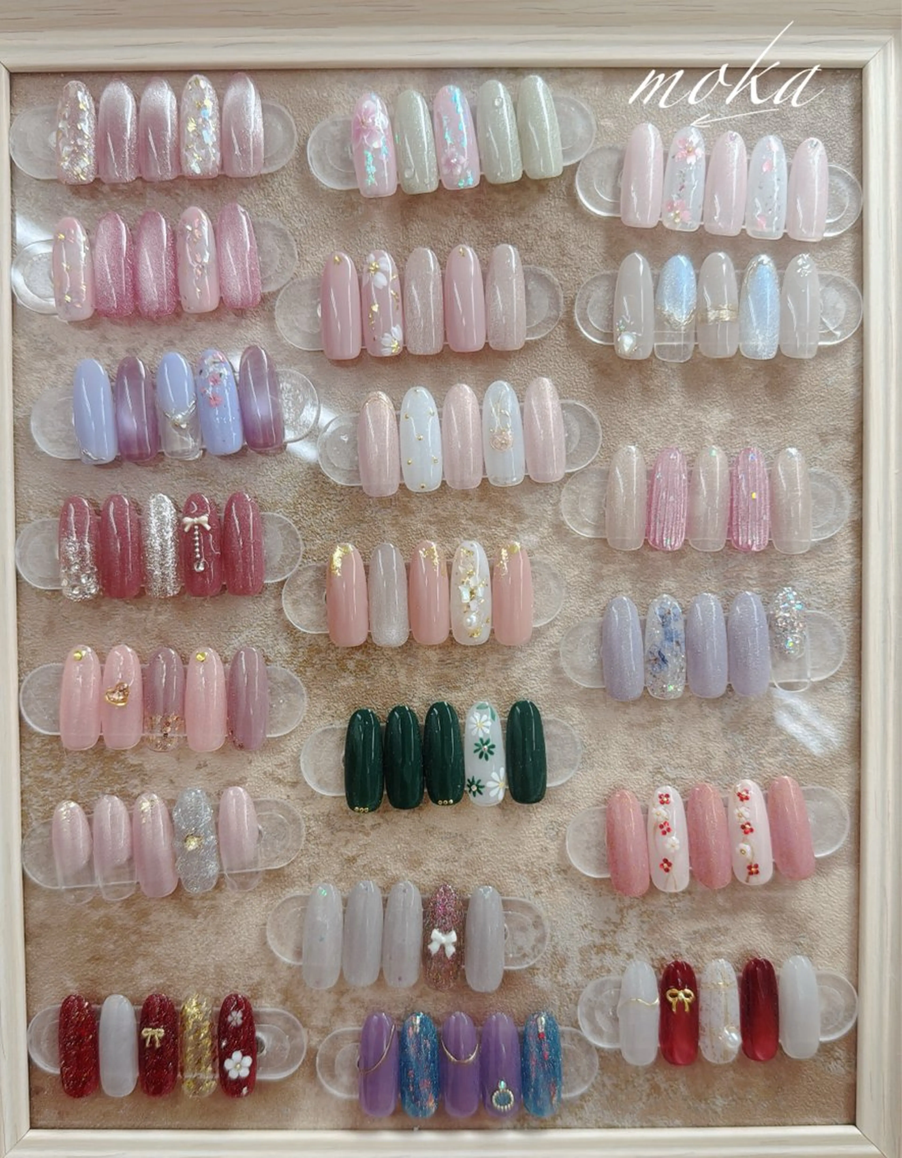 ネイル ハンドネイル ハンドケア 胡蝶蘭レディースサロ ンNailMOKAのネイルデザイン