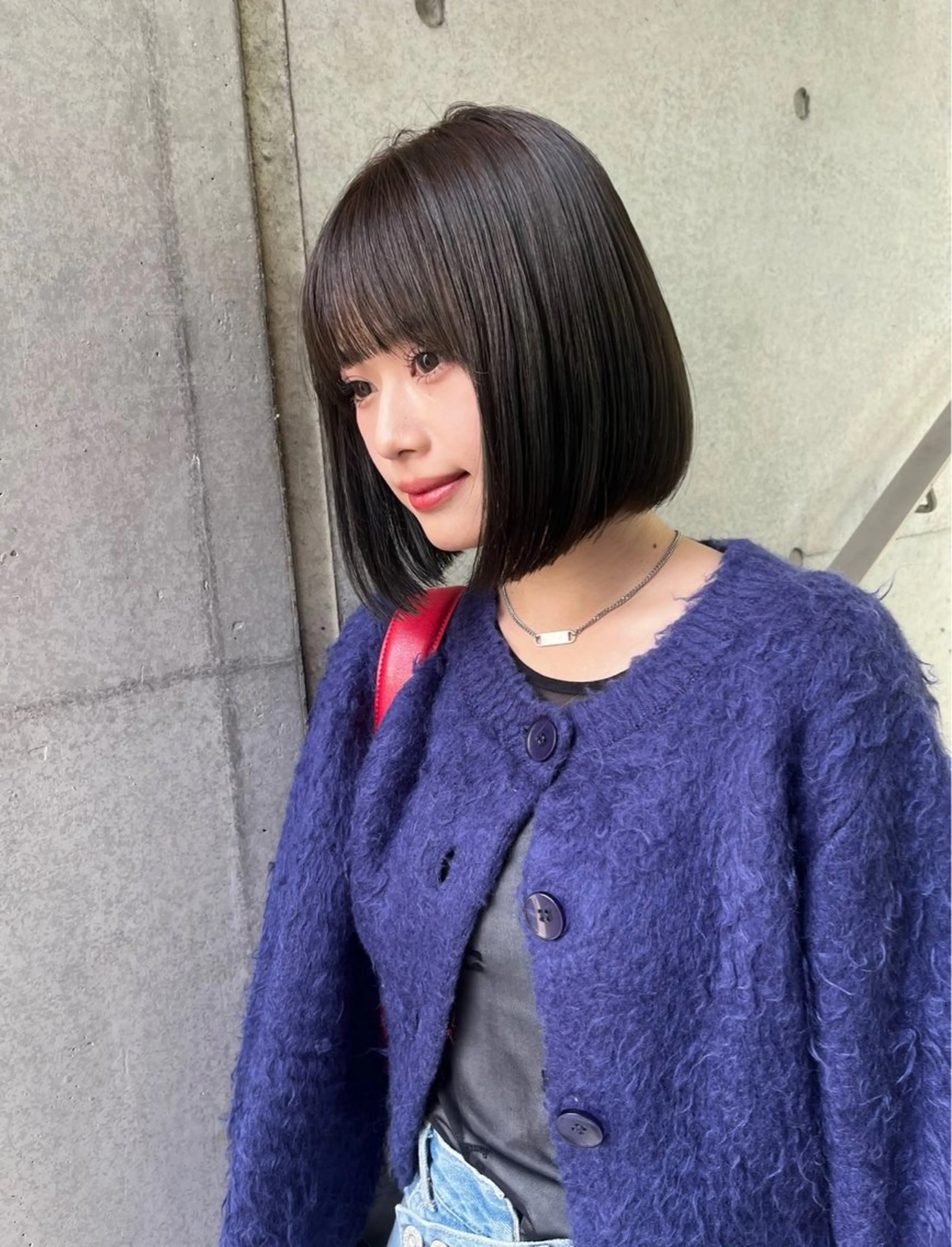 ショート ボブ 小顔カット 似合わせボブ🤍 女性らしさのあるヘアのヘアスタイル