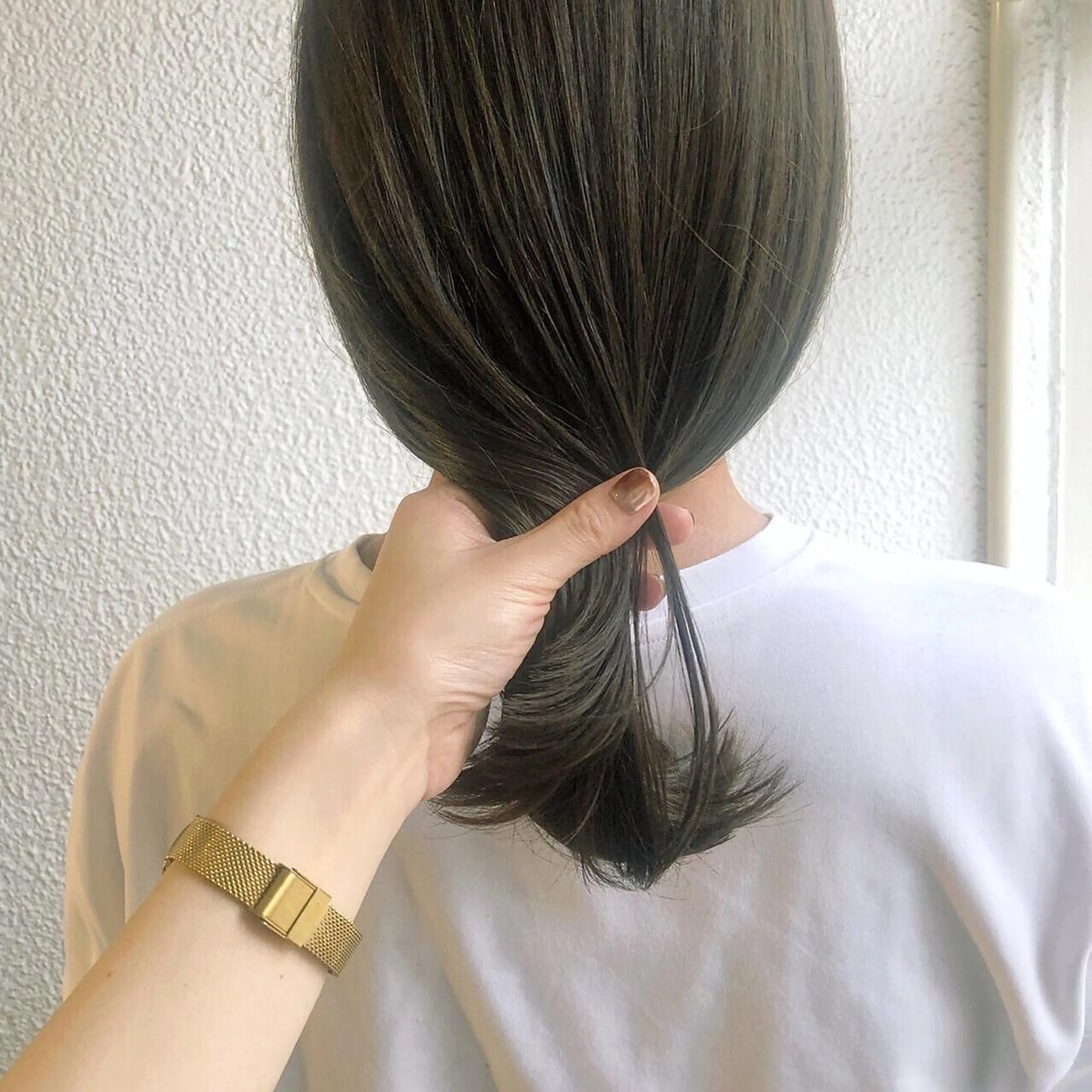 セミロング 義本 風佳のヘアスタイル