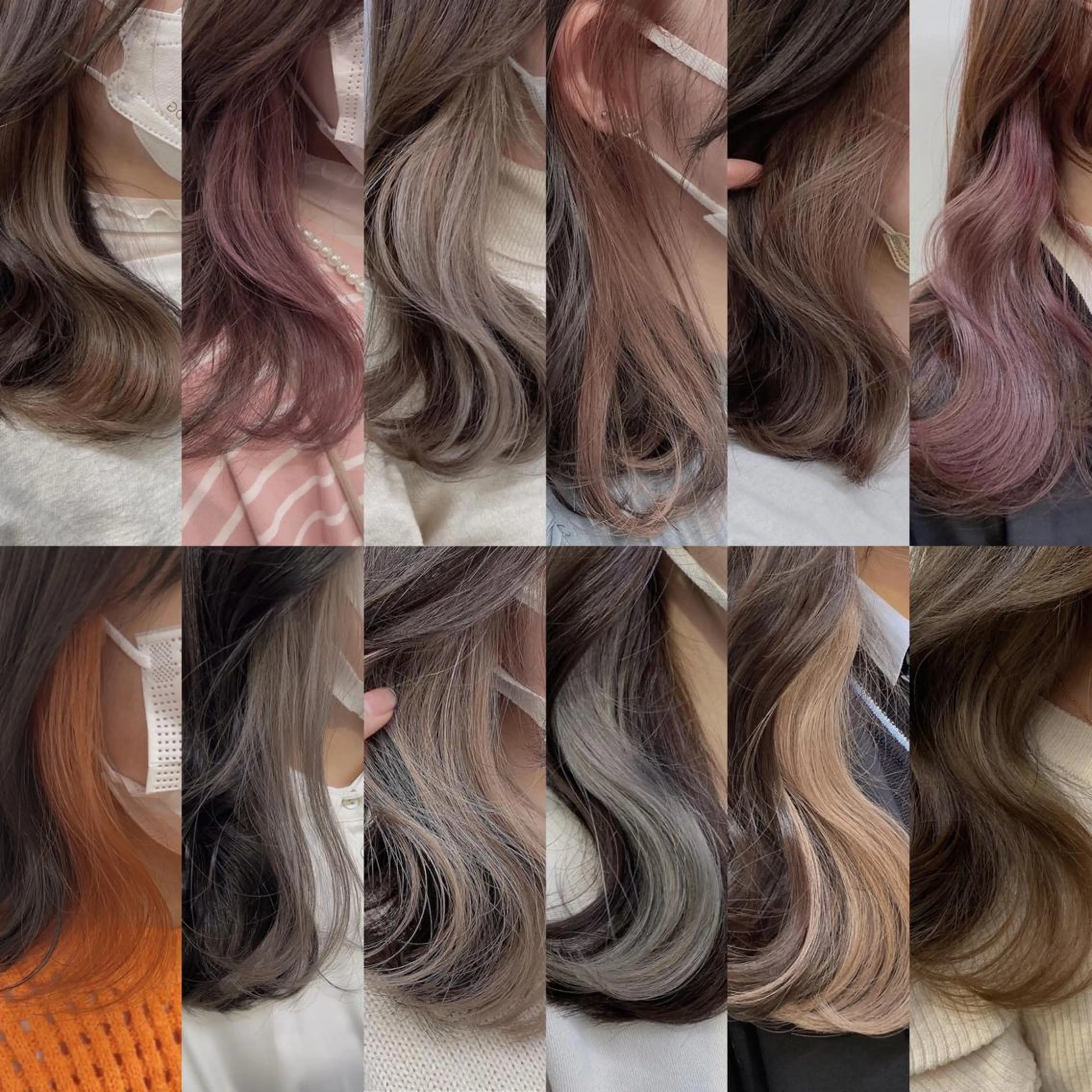 ロング カラー ヘアカラー トリートメント ヘッドスパ ヘアセット 🥞ベージュ系カラー 【すずきりほ】🥞のヘアスタイル