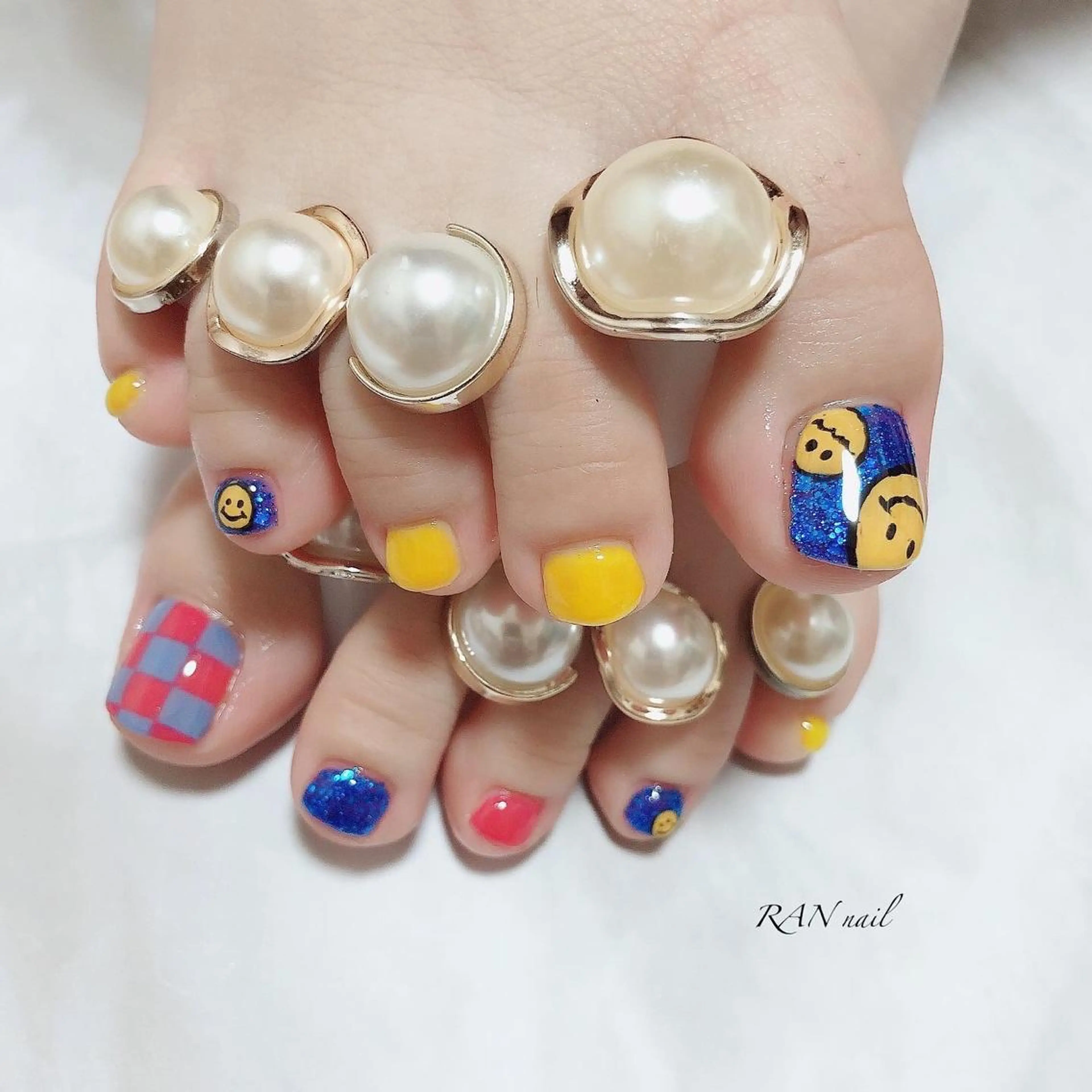 ネイル 夏ネイル RAN nail 〜ランネイル〜所属・RAN nailのネイルデザイン