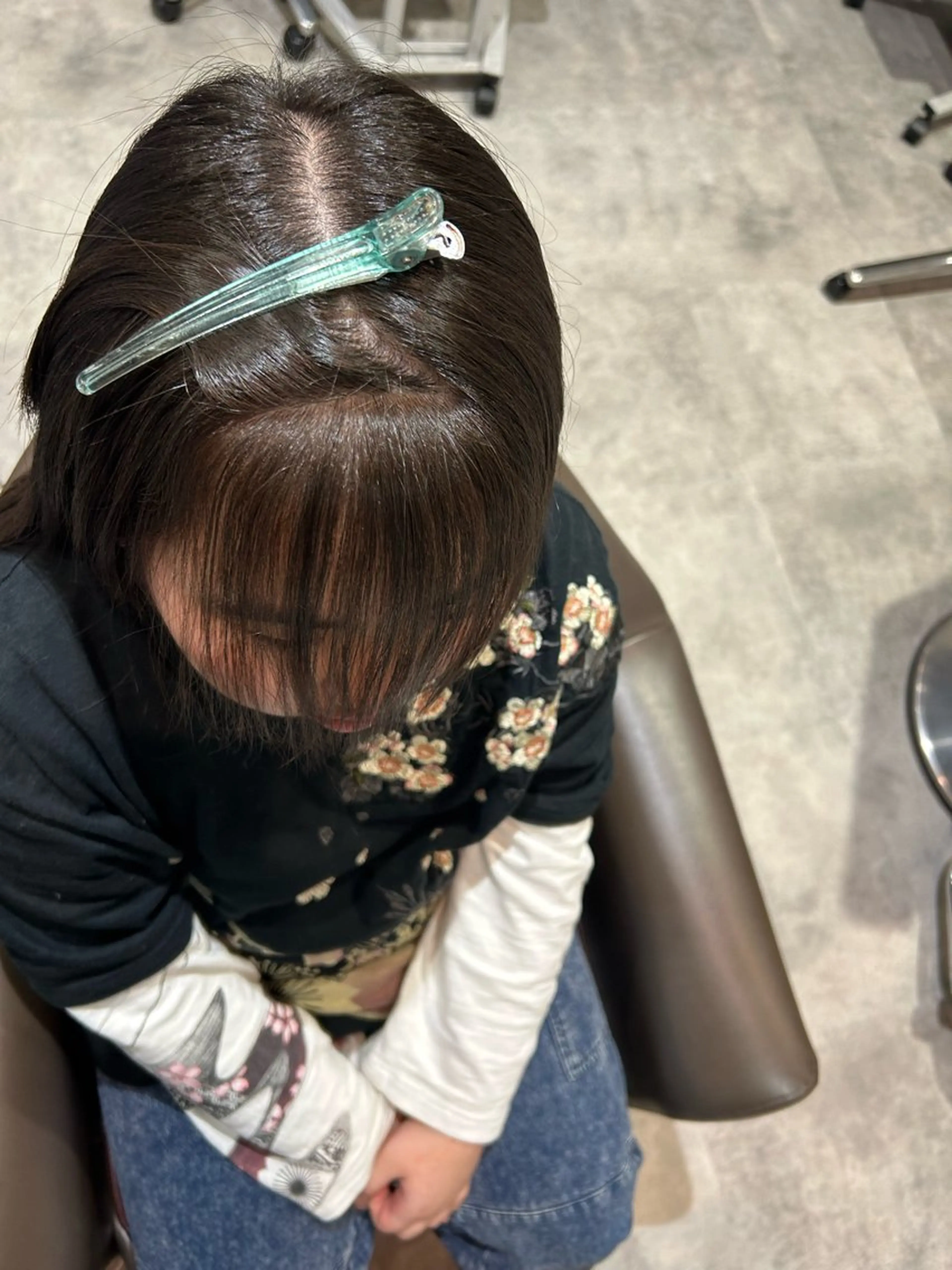 ロング 縮毛矯正 トリートメント SUGAR/ソウ みたけのヘアスタイル