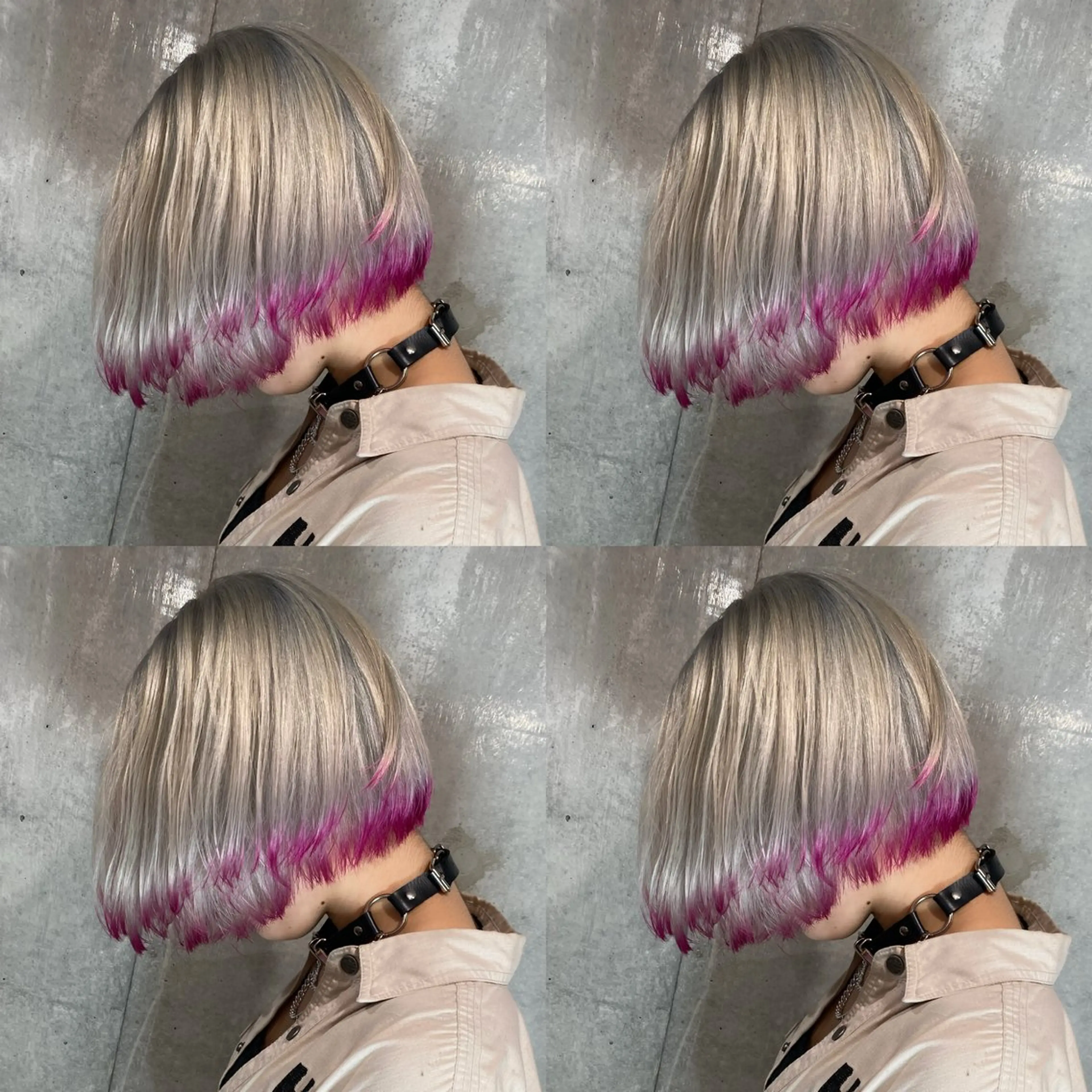 カラー ハイトーンカラー ピンクカラー シルバー ホワイトシルバー 白髪ぼかしのプロ ✨たいきのヘアスタイル