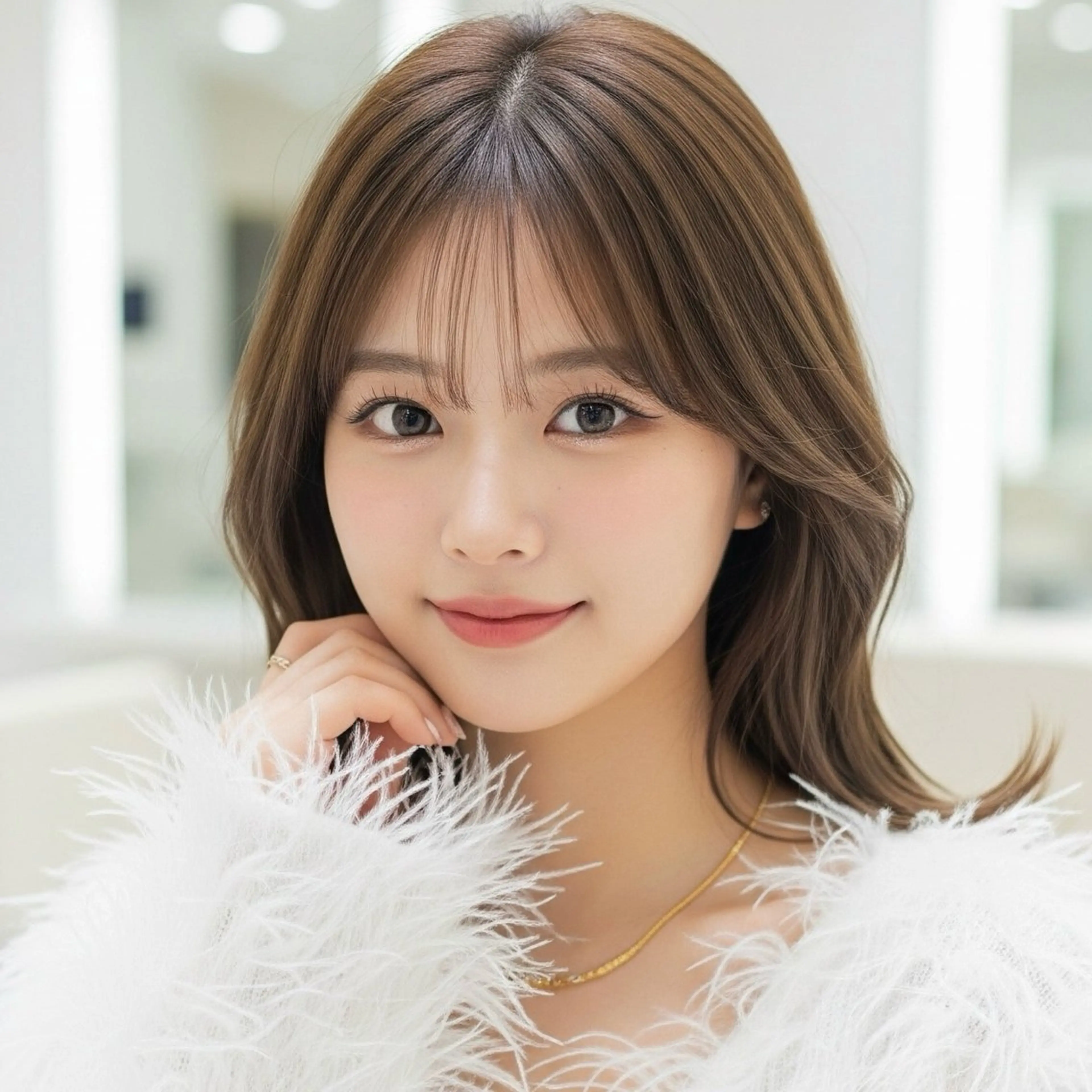 ミディアム ✨当日予約OK✨ /透明感カラー/莉未のヘアスタイル