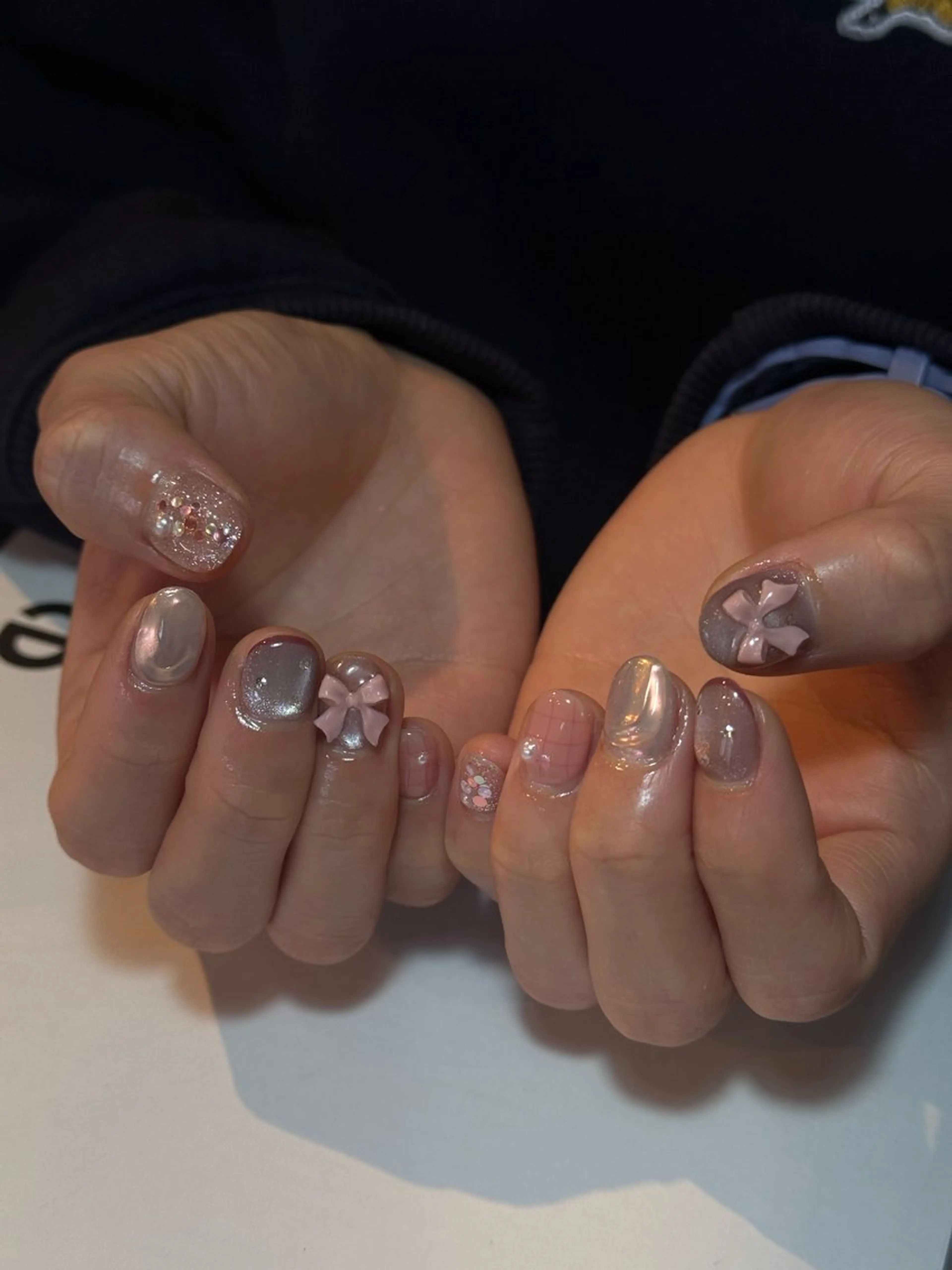 ネイル ピンク Manon Yuiのネイルデザイン