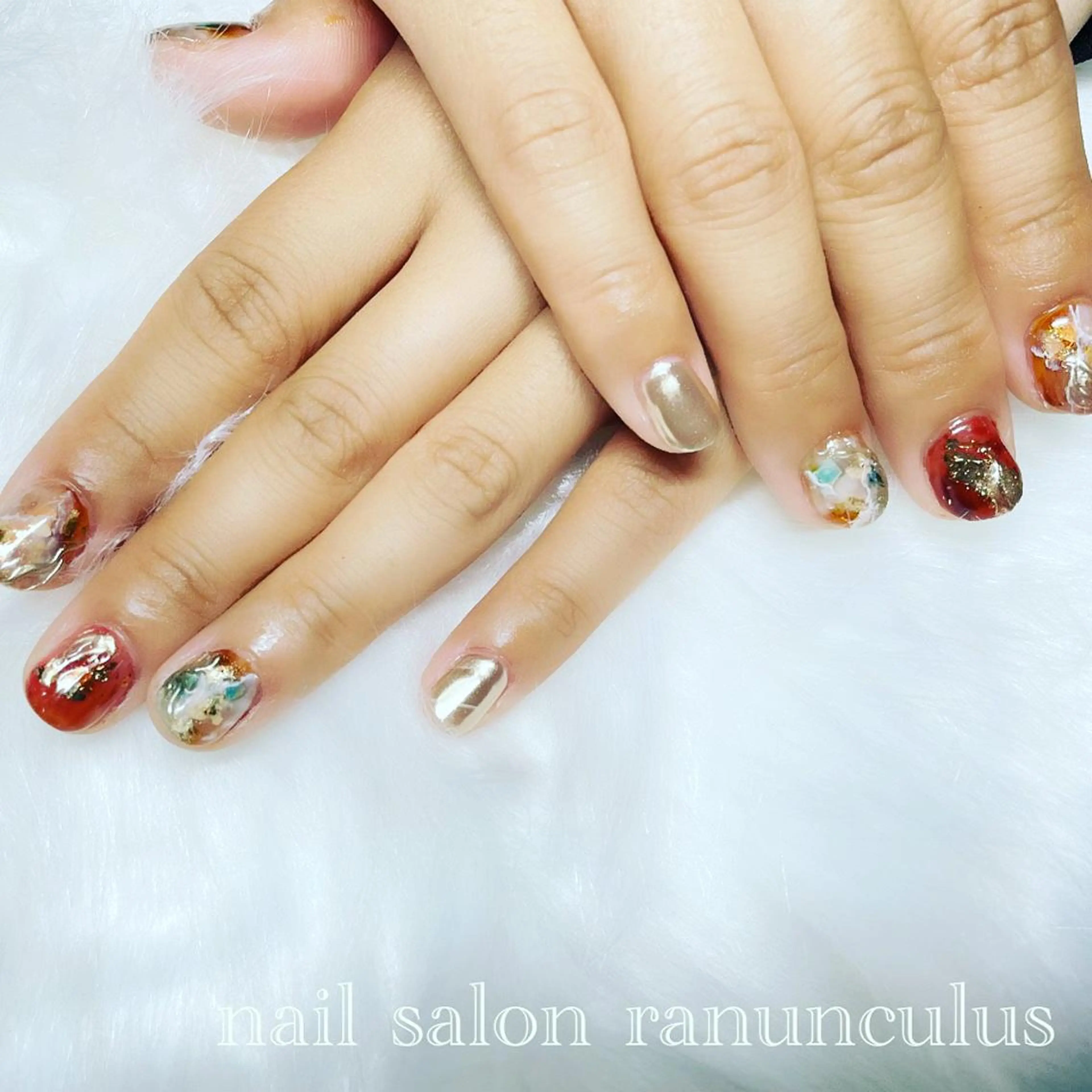ネイル nailsalon ranunculusのネイルデザイン