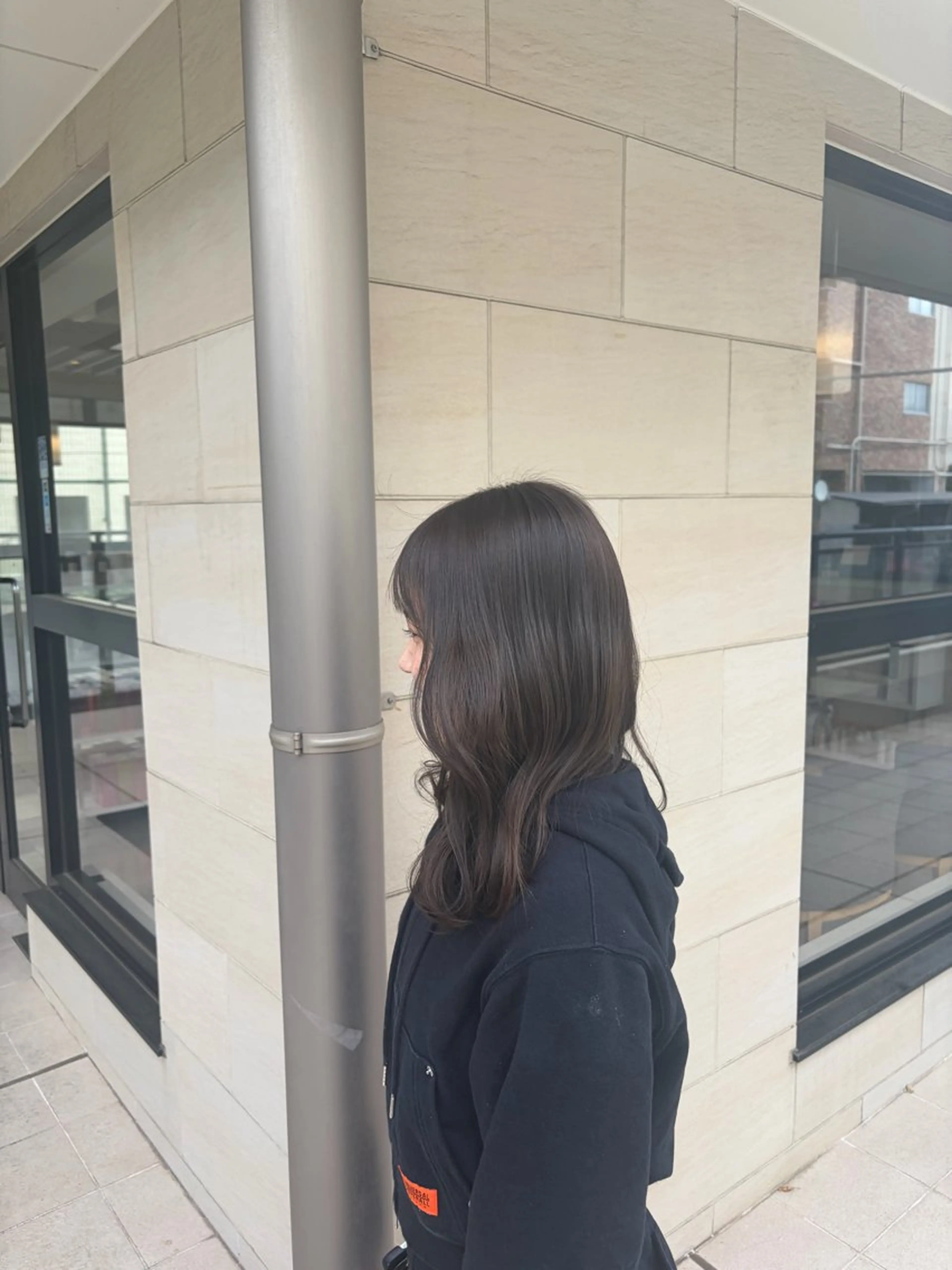 セミロング カット ヘアカラー 🎀ноиокa🎀 レイヤー×暖色カラーのヘアスタイル
