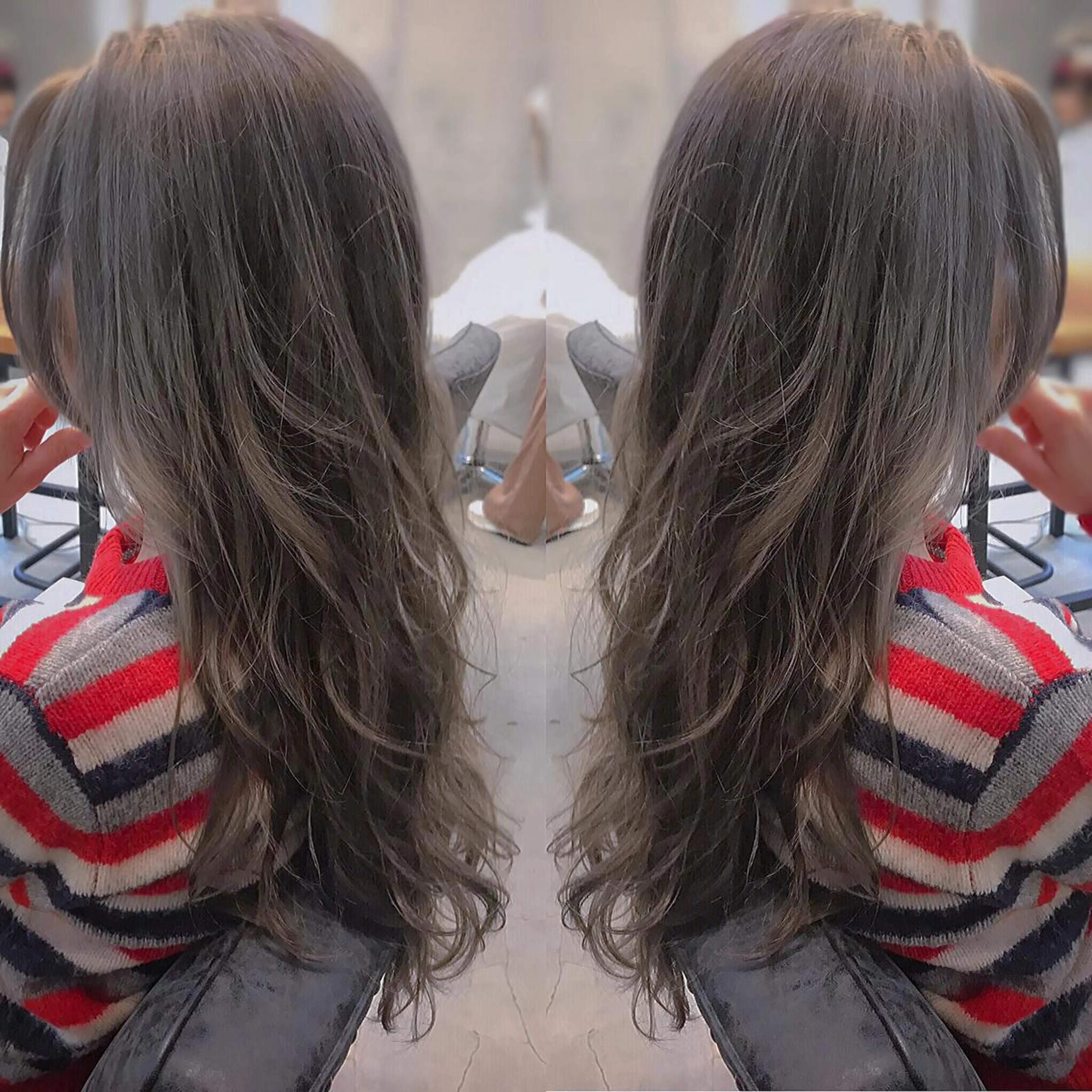 ロング カラー ✨縮毛矯正/髪質改善 錦糸町/松坂拓馬のヘアスタイル