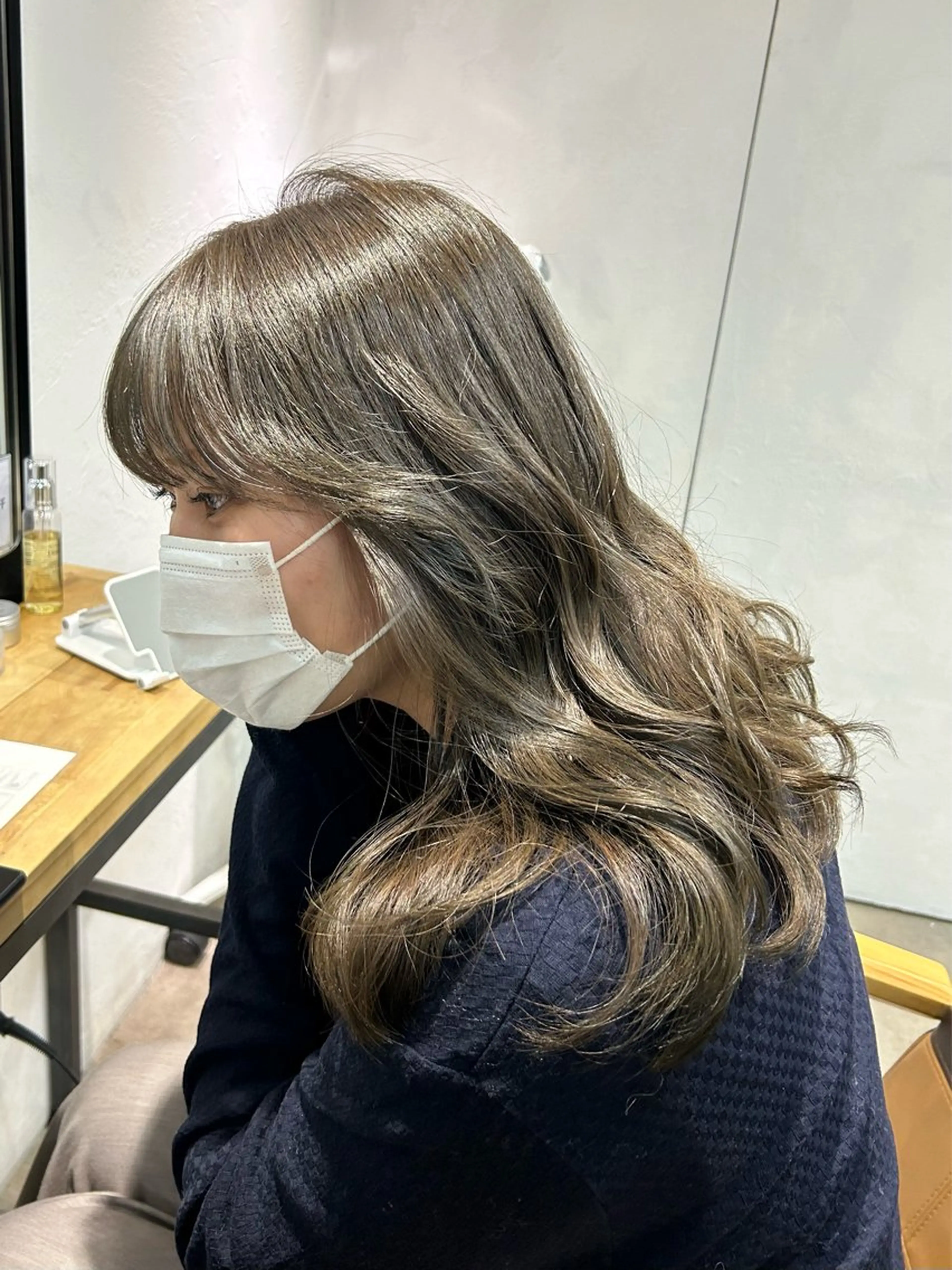 ミディアム カラー カット ヘアカラー じゅわっと暖色カラー 🍊Moemiのヘアスタイル