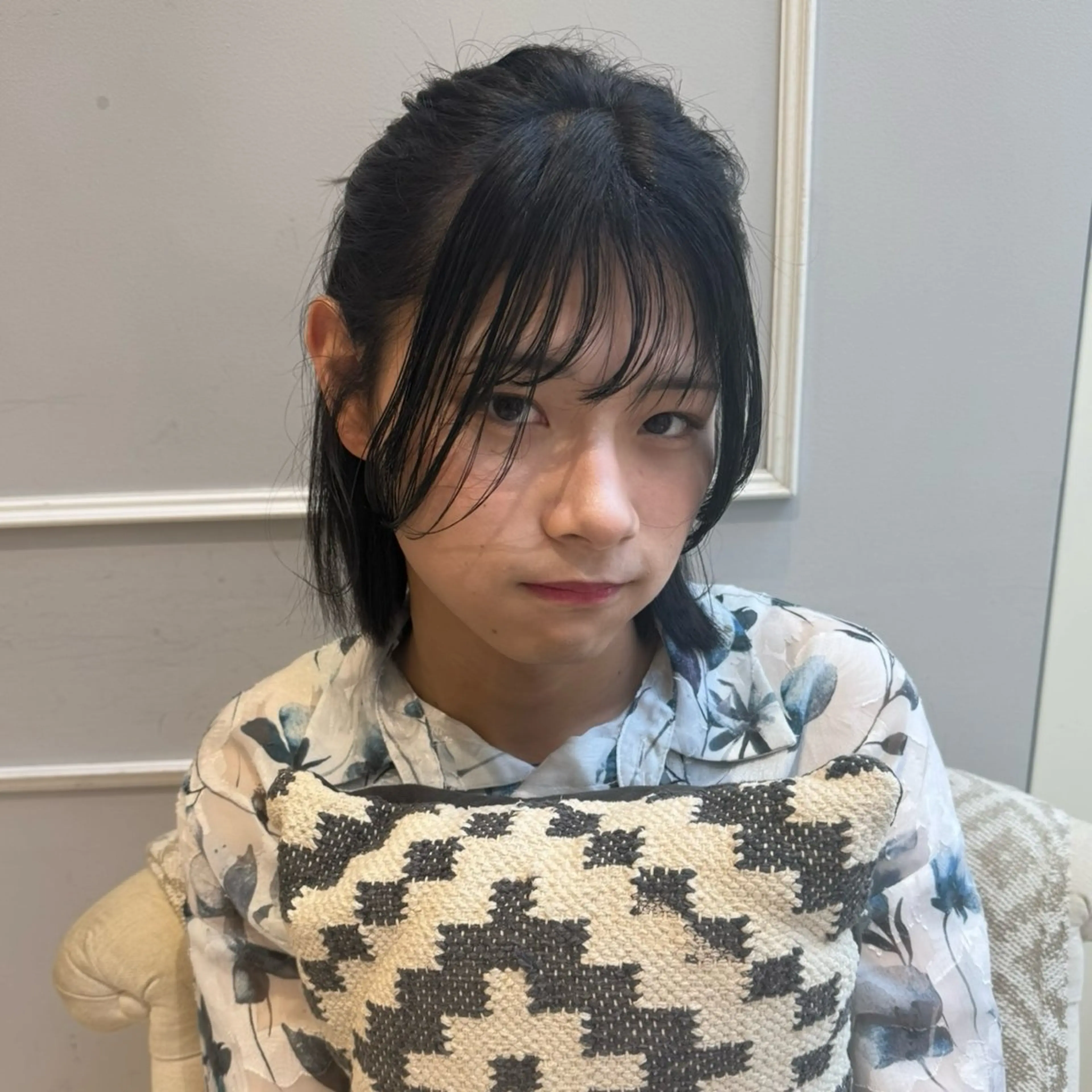 ミディアム ヘアカラー トリートメント 和田ねいろ/ モデル募集中のヘアスタイル