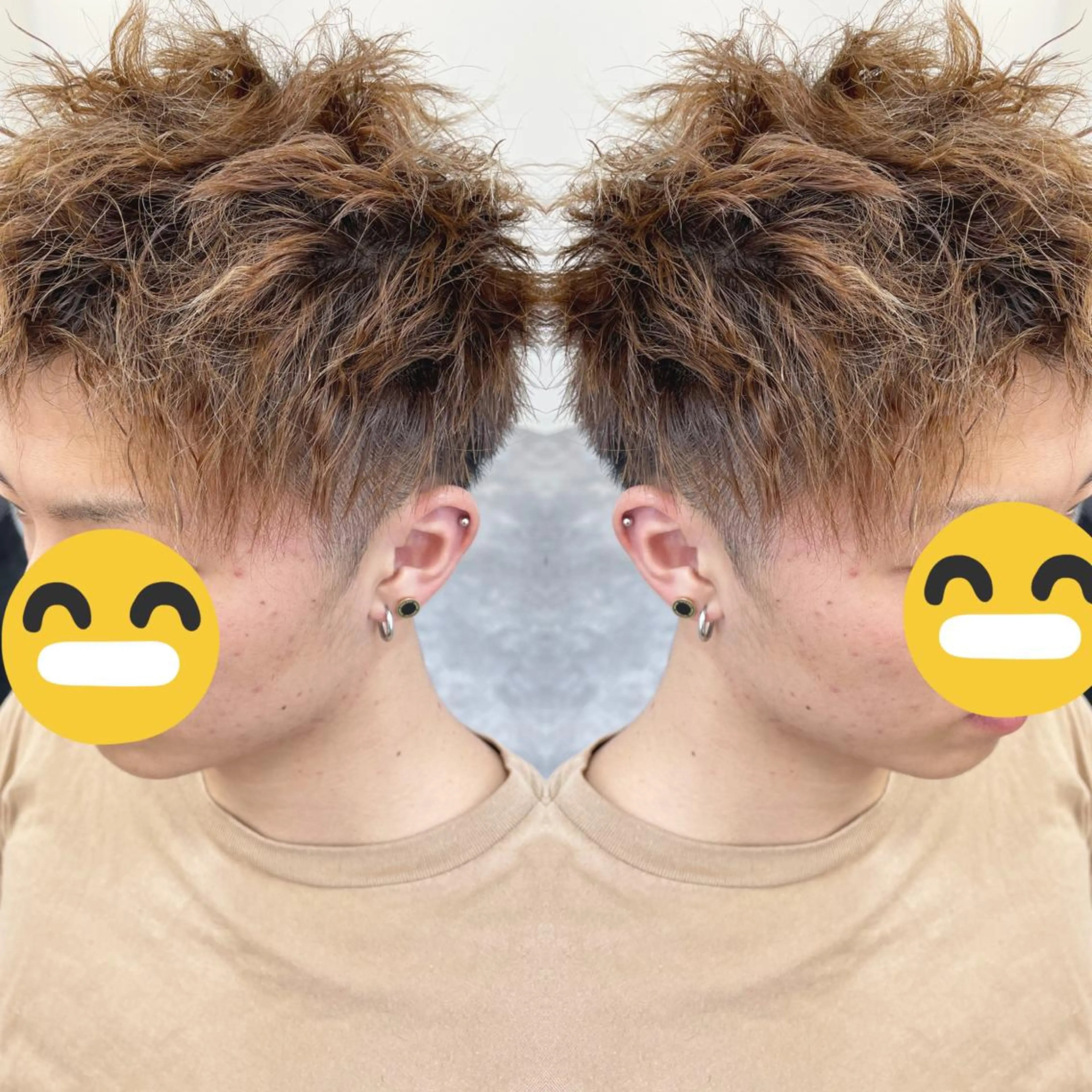 ショート ショートヘア カット パーマ H (エイチ) 烏丸御池店のヘアスタイル