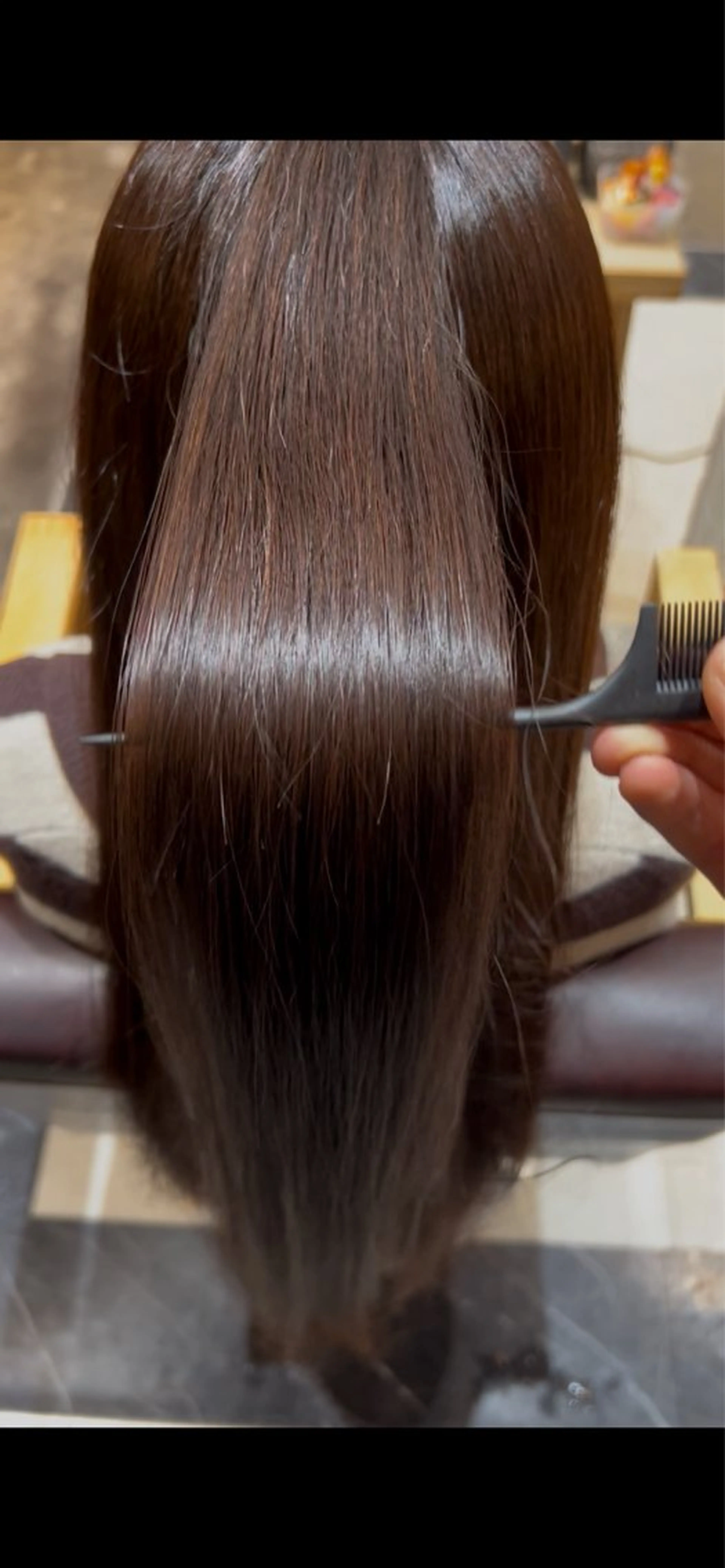 ロング 縮毛矯正 カット 縮毛矯正 松波 慧太のヘアスタイル