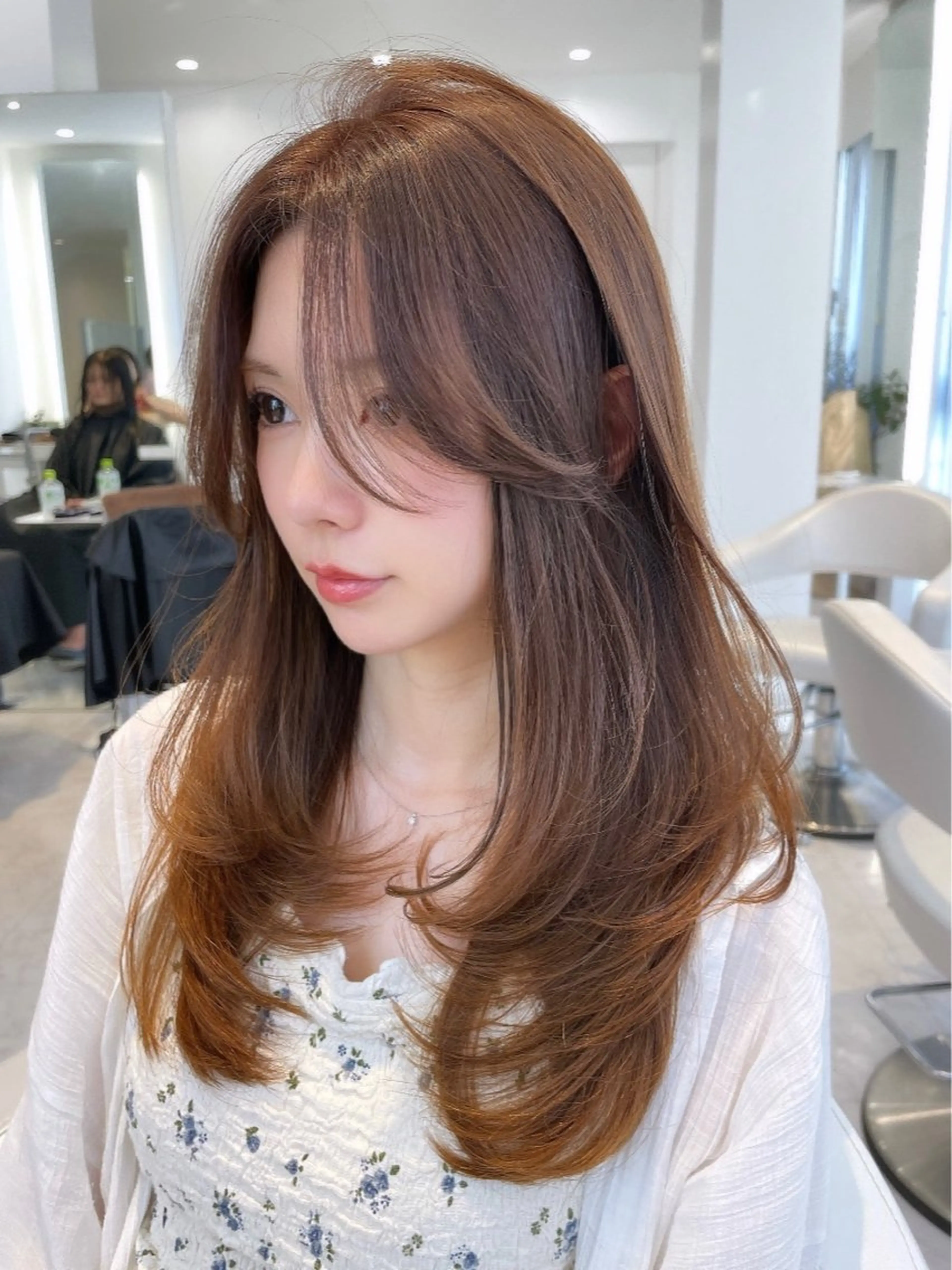 ロング カット ヘアカラー トリートメント ✨上品可愛い 垢抜けヘア/後藤✨のヘアスタイル