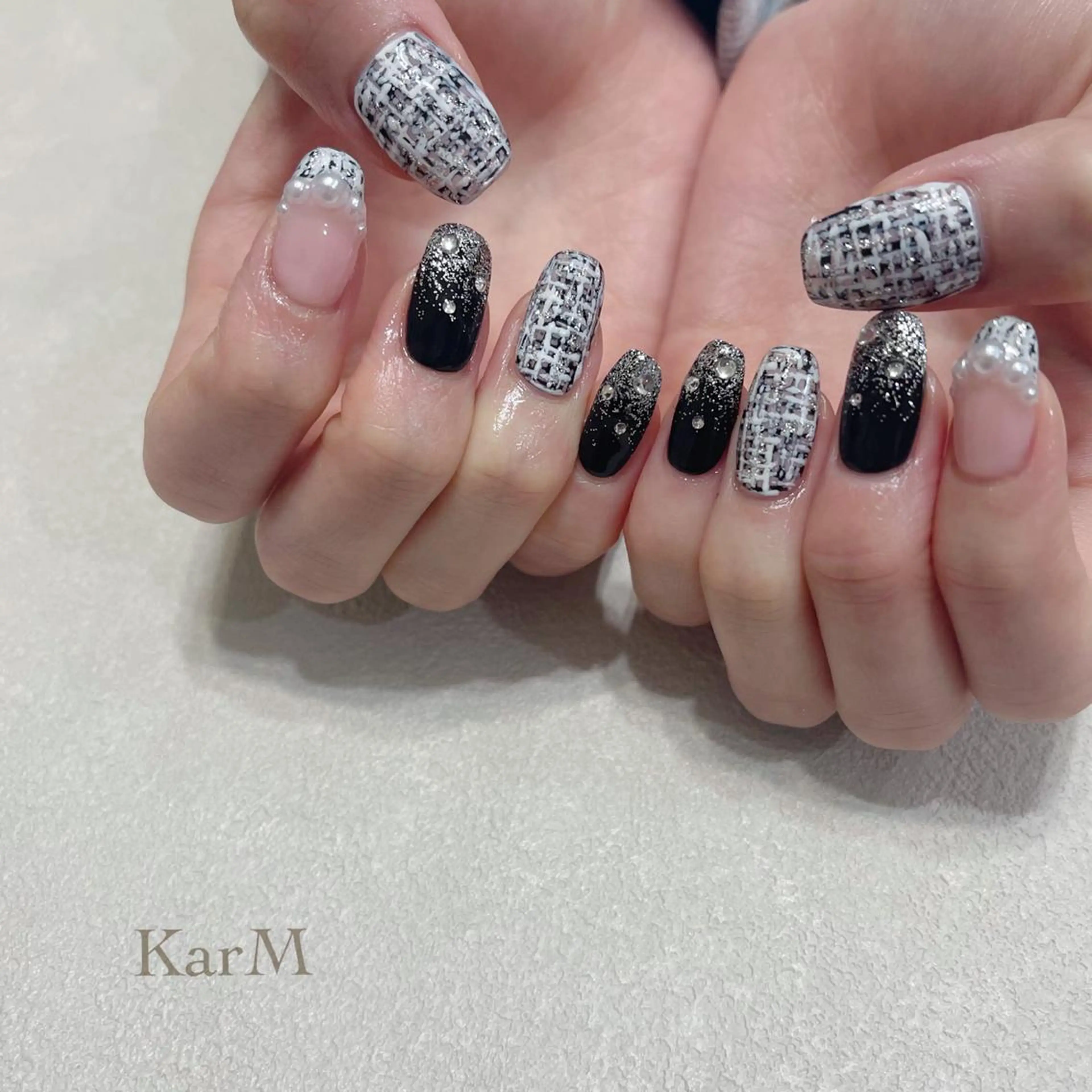 ネイル アートネイル オーロラネイル チークネイル フットネイル フレンチネイル ハンドネイル ogino karinのネイルデザイン