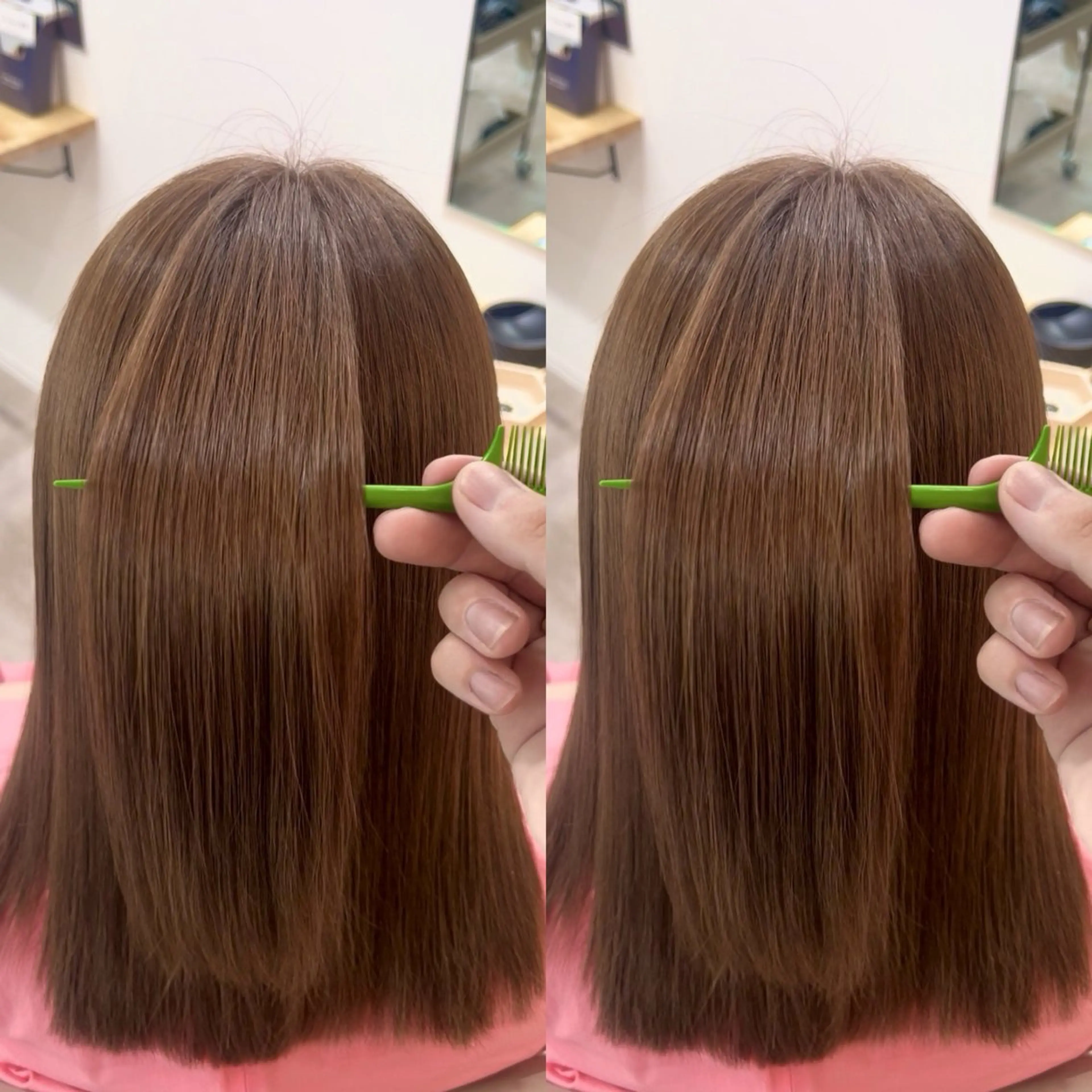 ロング 縮毛矯正 カット ヘアカラー トリートメント ヘッドスパ 🫧髪質改善 縮毛矯正特化🫧中西のヘアスタイル