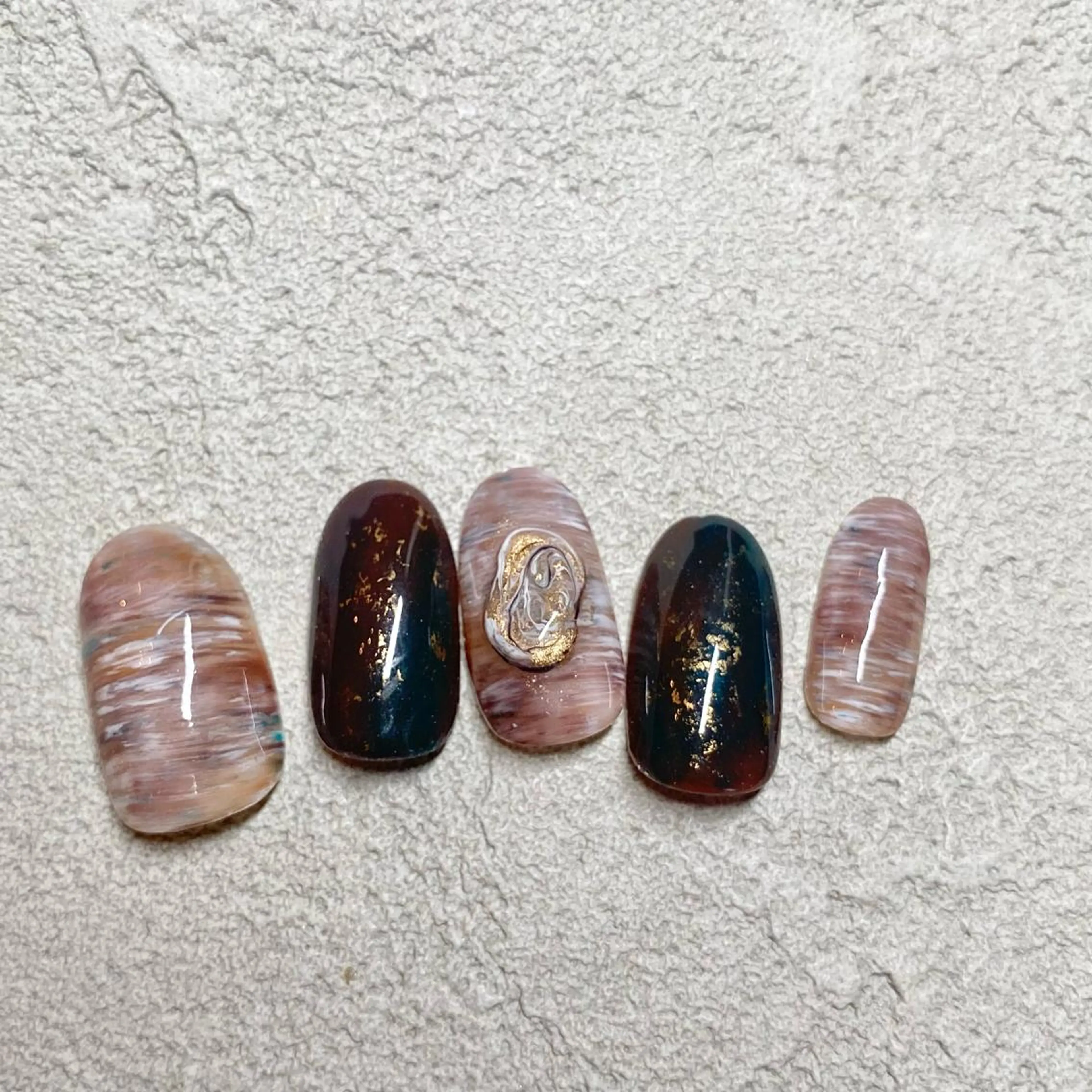 ネイル アートネイル フットネイル ニュアンスネイル 山田 貴子のネイルデザイン