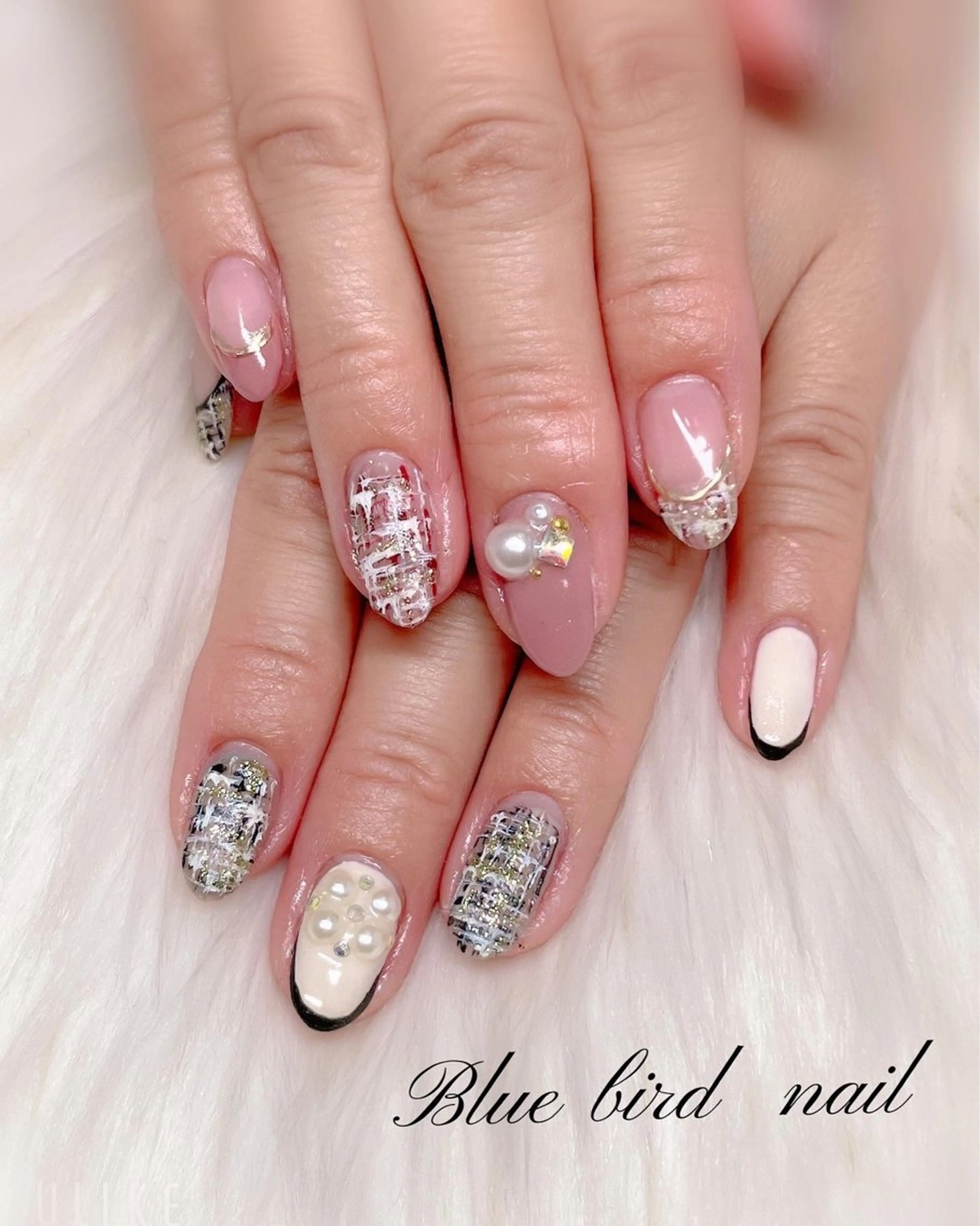 ネイル ハンドネイル Blue bird  nailのネイルデザイン