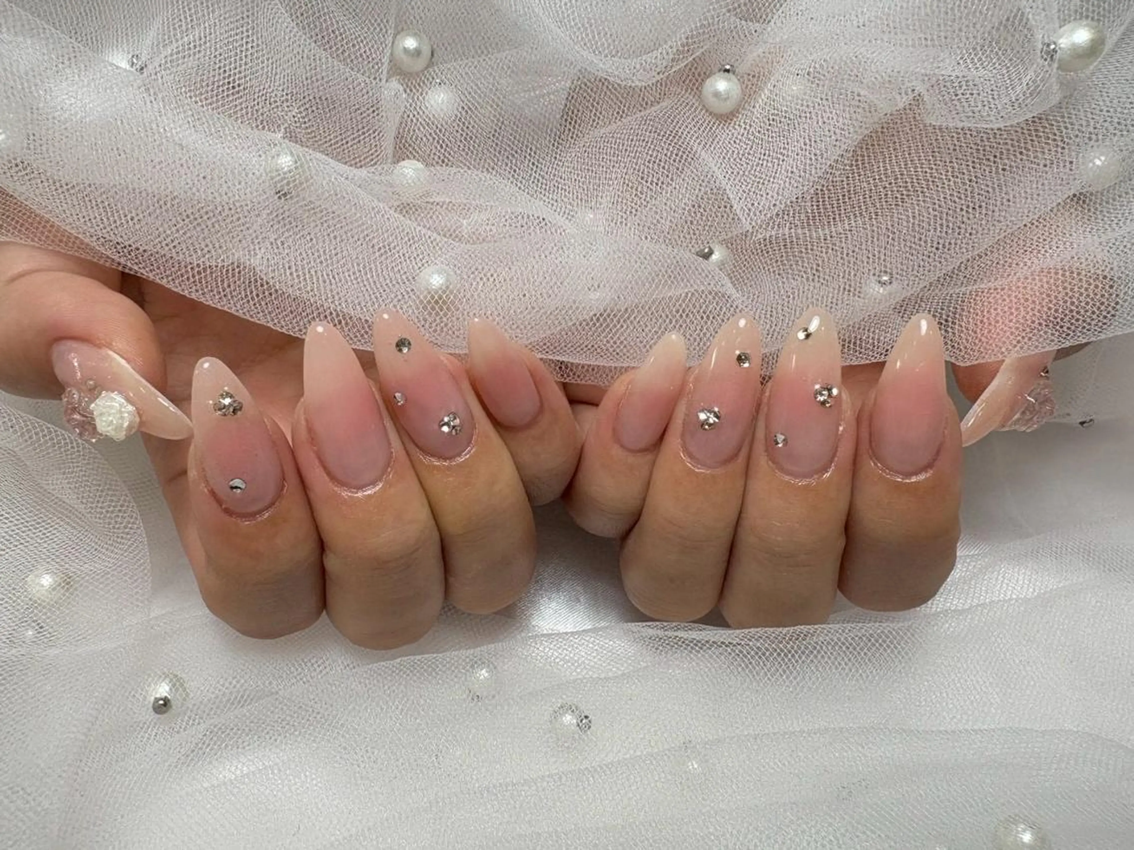 ネイル 持ち込み ハンドネイル ハンドケア 本町/北浜peTiT sayakaのネイルデザイン