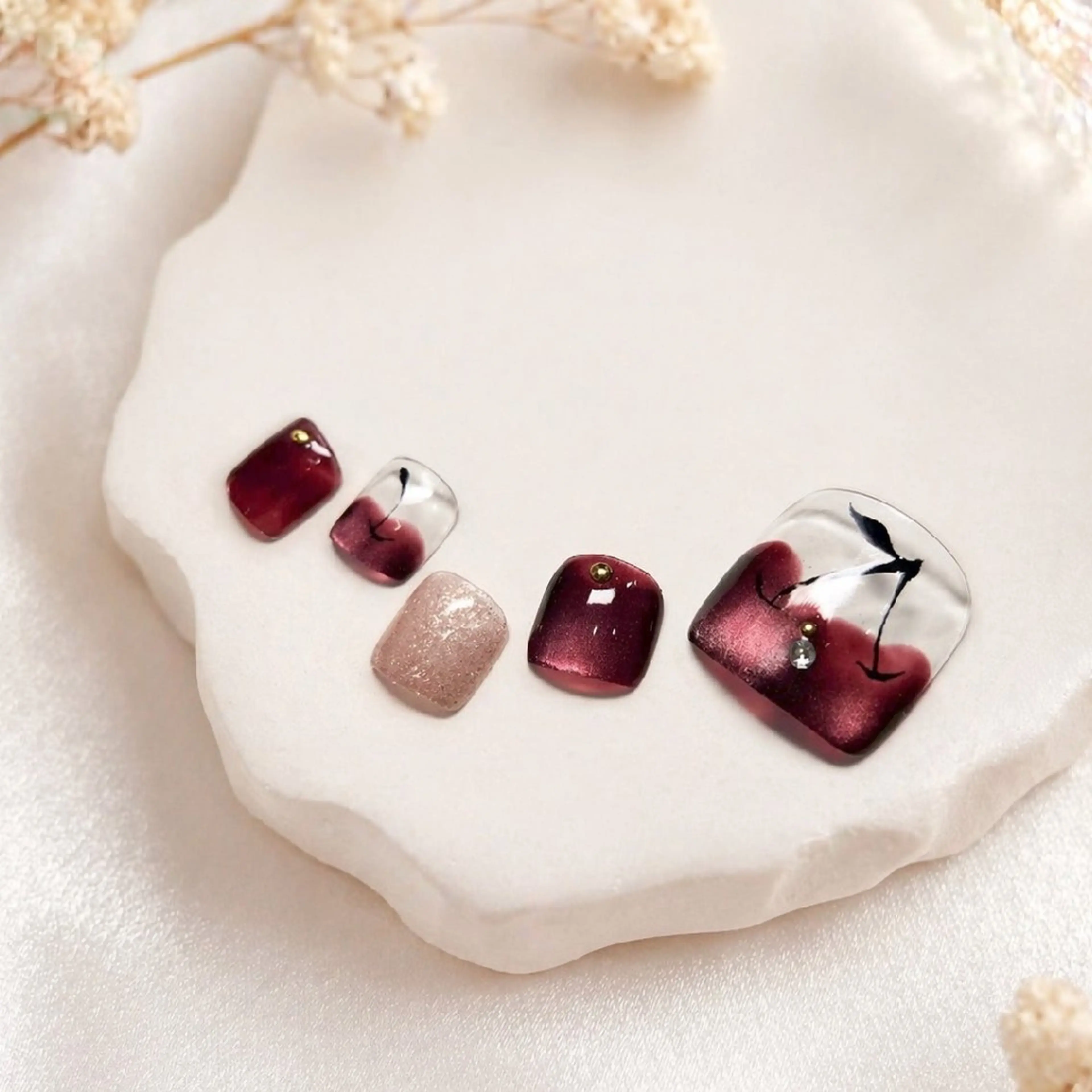 ネイル フットネイル フットネイル SAYA‎🤍 Riccoのネイルデザイン