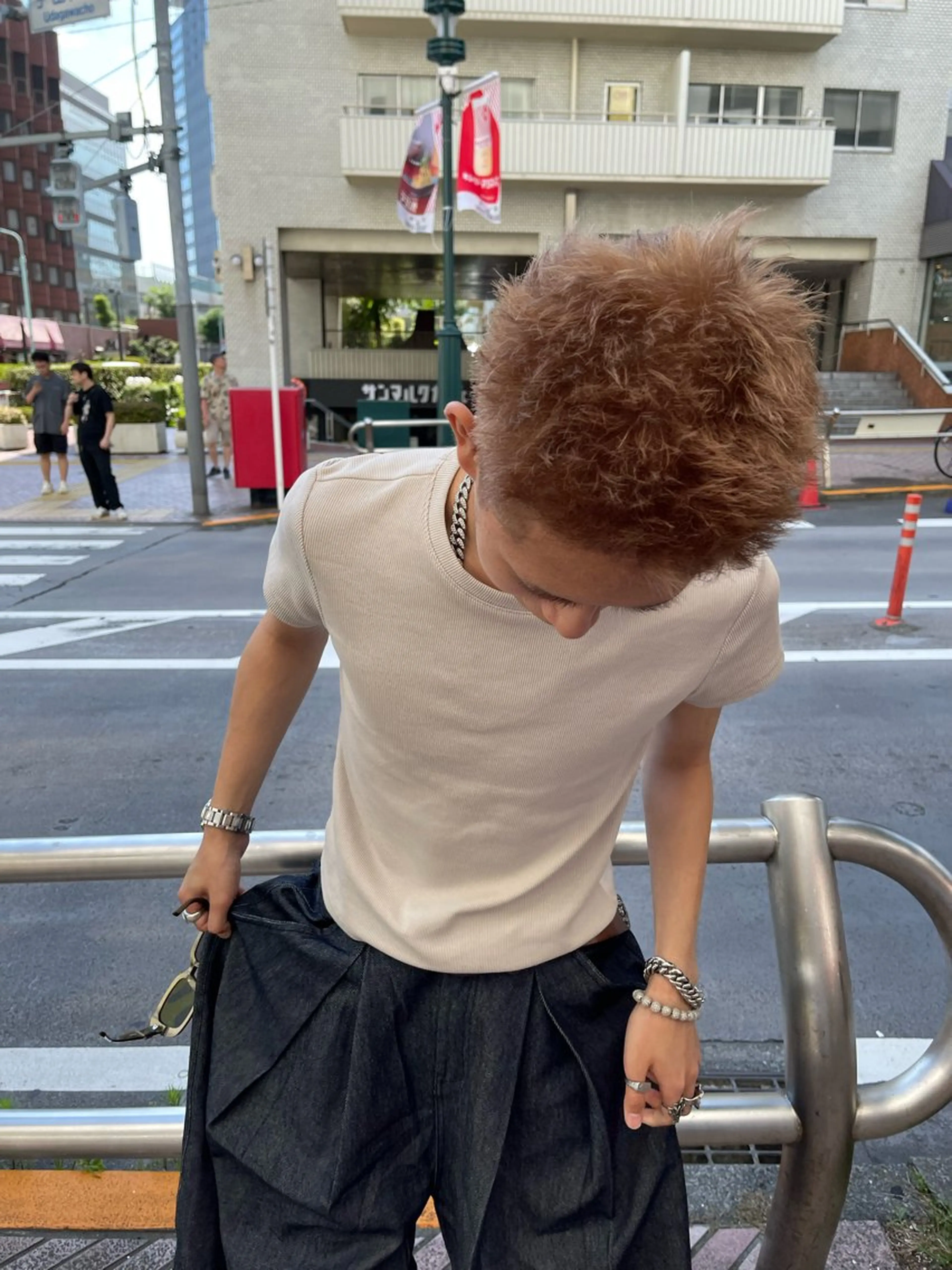 メンズ メンズカット パーマ[佐橋]のヘアスタイル