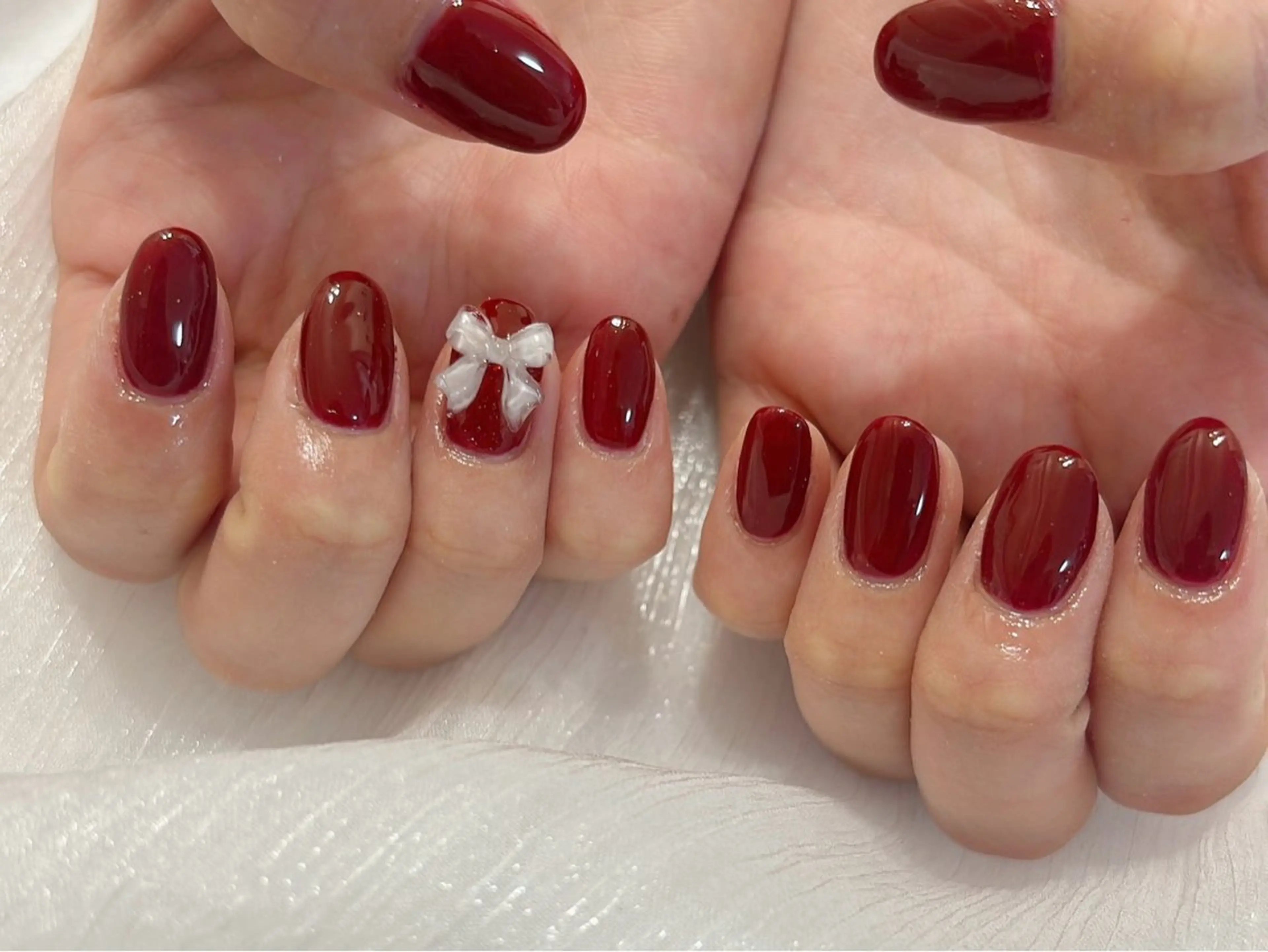 ネイル オーロラネイル フットネイル フレンチネイル ジェルネイル ハート ハンドネイル mogunail &blowのネイルデザイン