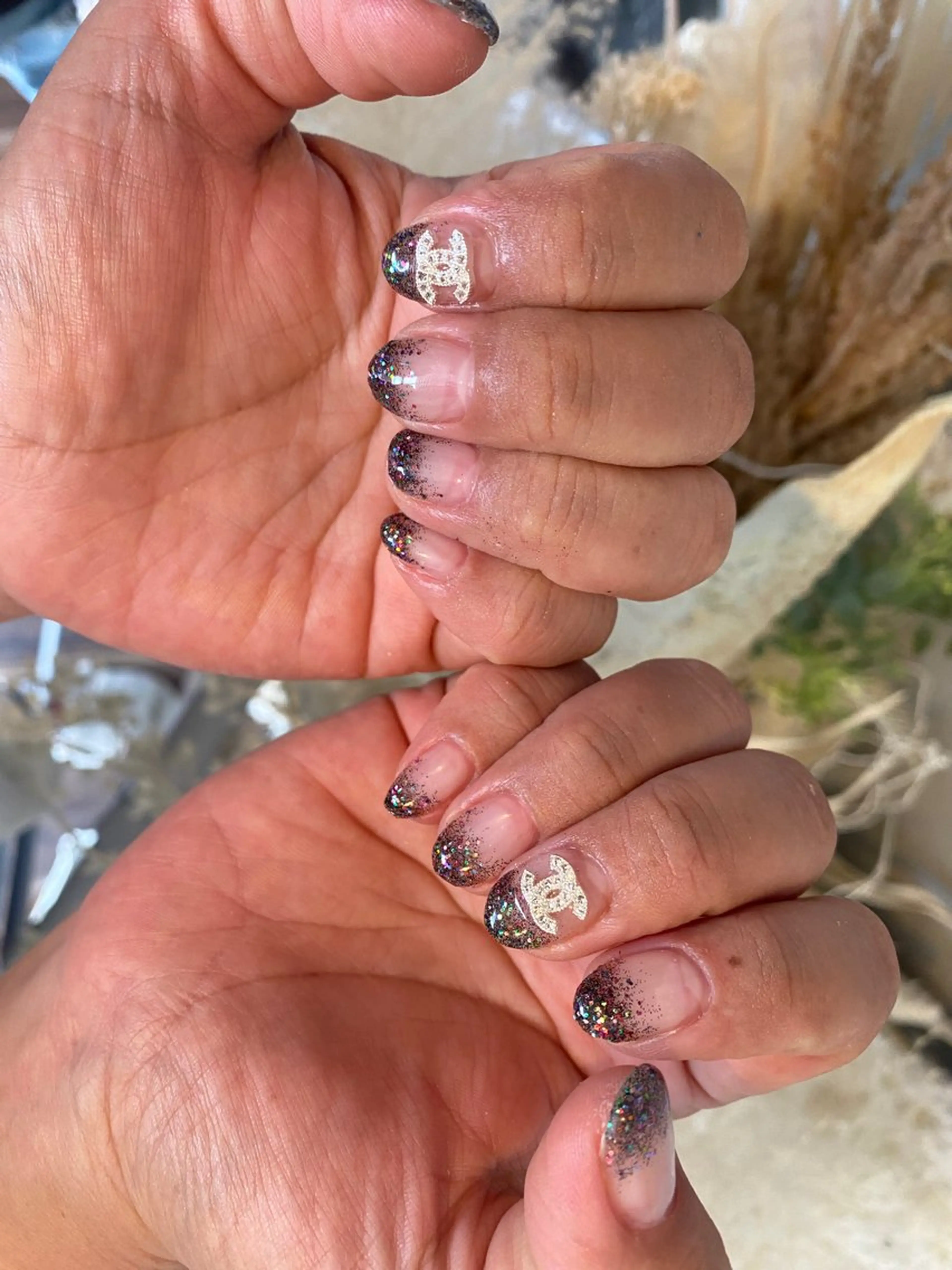 ネイル グラデーション ラメ(グリッター) ラメグラデーション Miho.Nail TwinEightのネイルデザイン