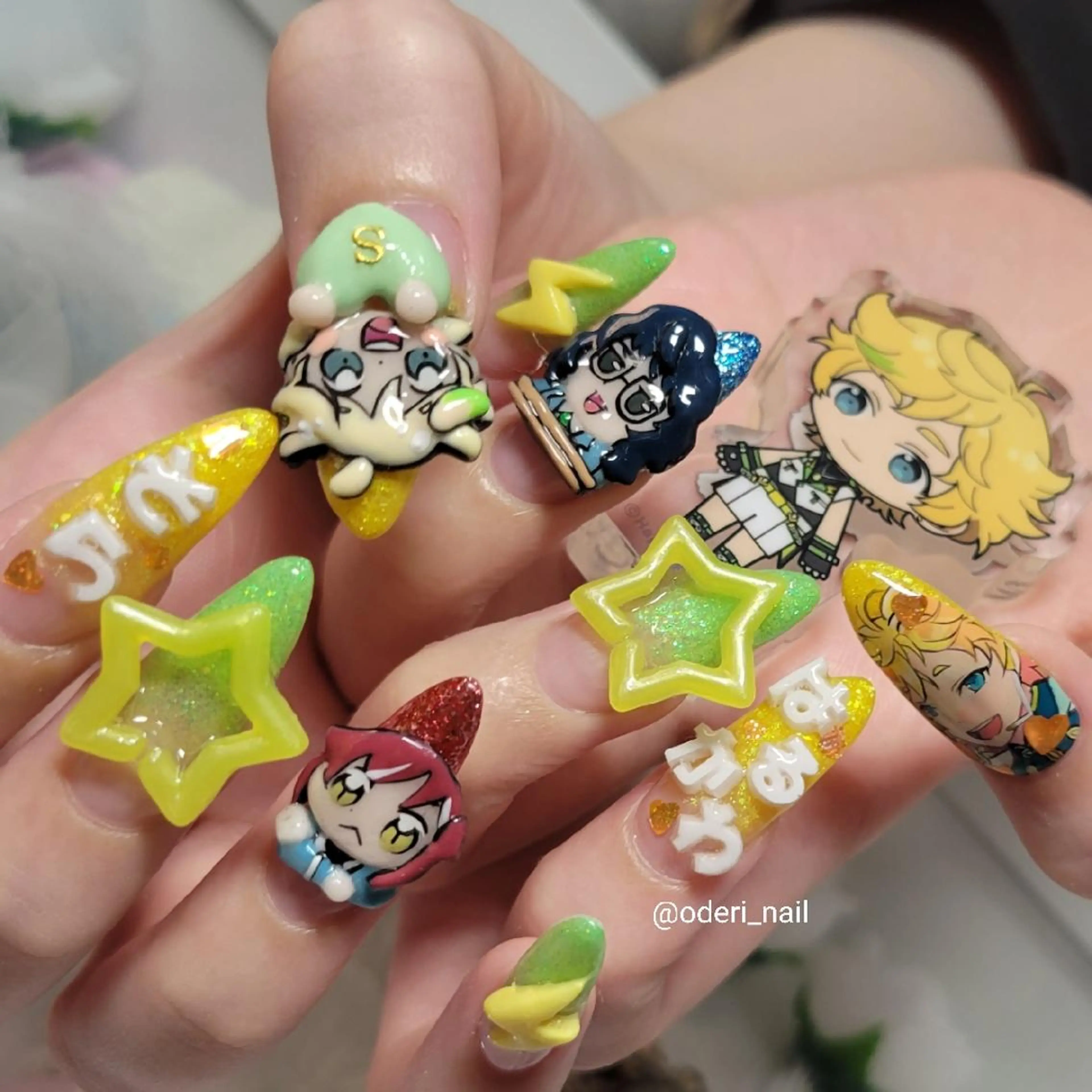 ネイル アートネイル ジェルネイル おで@ oderi_nailのネイルデザイン