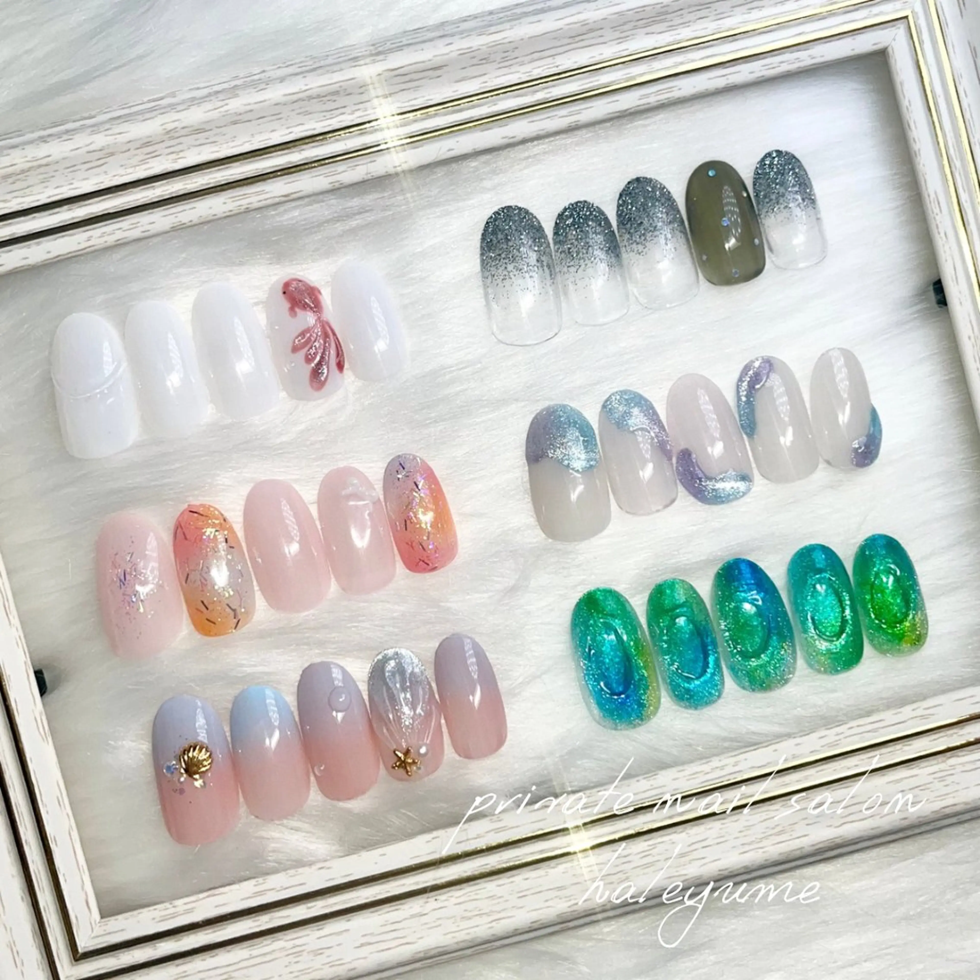 ネイル ハンドネイル ハンドケア haleyume所属・shino🌟 痛ネイルのネイルデザイン